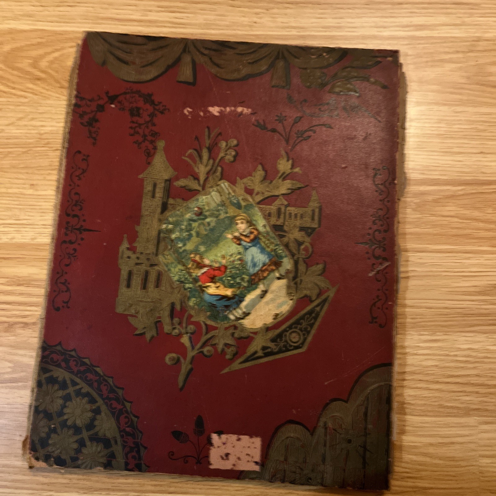 1898 -1904  Victorian Scrap Book Ephemera Women Scenery Animals