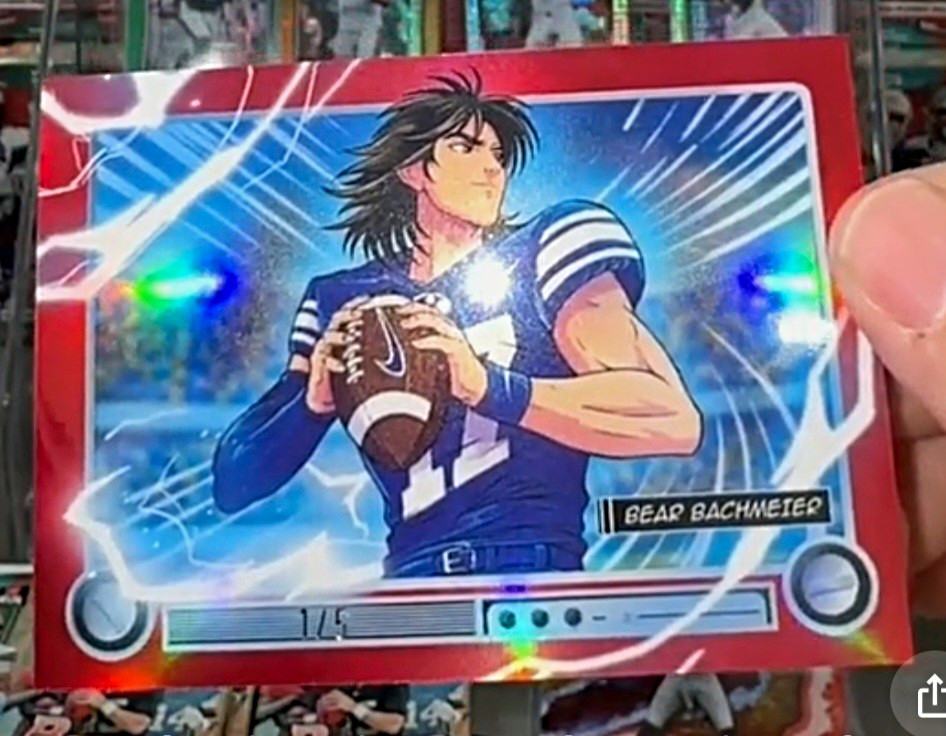 Bear Bachmeier 2026 Topps Bowman Anime Refractor Red 1/5 First On Print 💥🔥🚨💥
