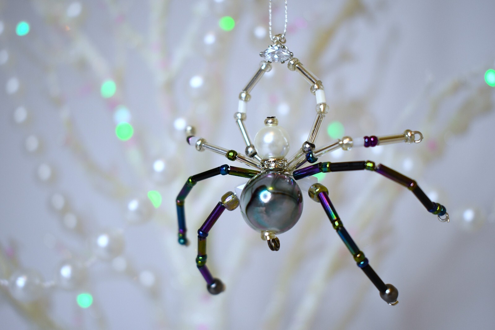Valentines Day Spider Ornament 