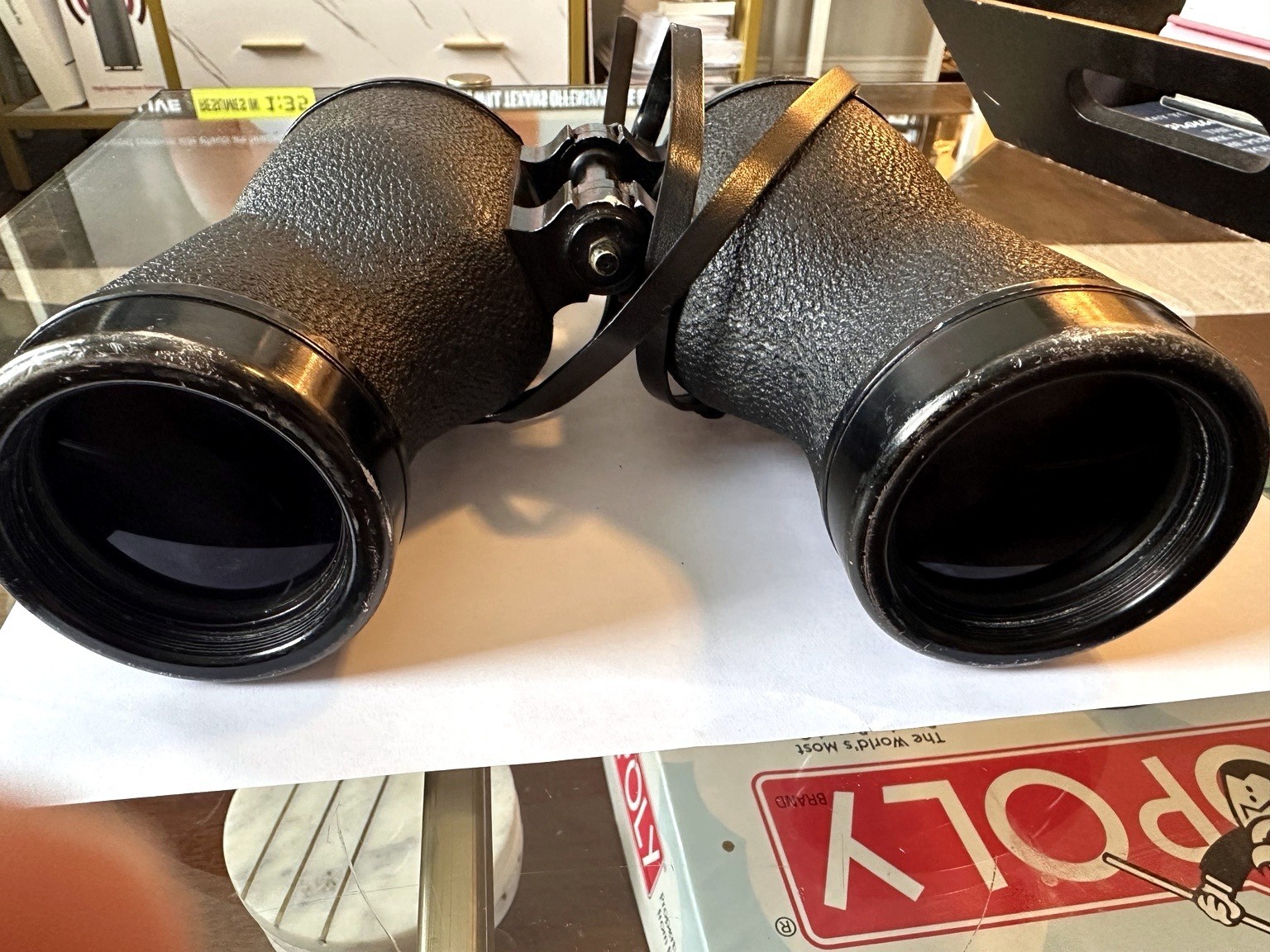 WWII 1944 U.S. Navy BuShips Mark 45 Mod 0 7x50 Binoculars Hayward Military