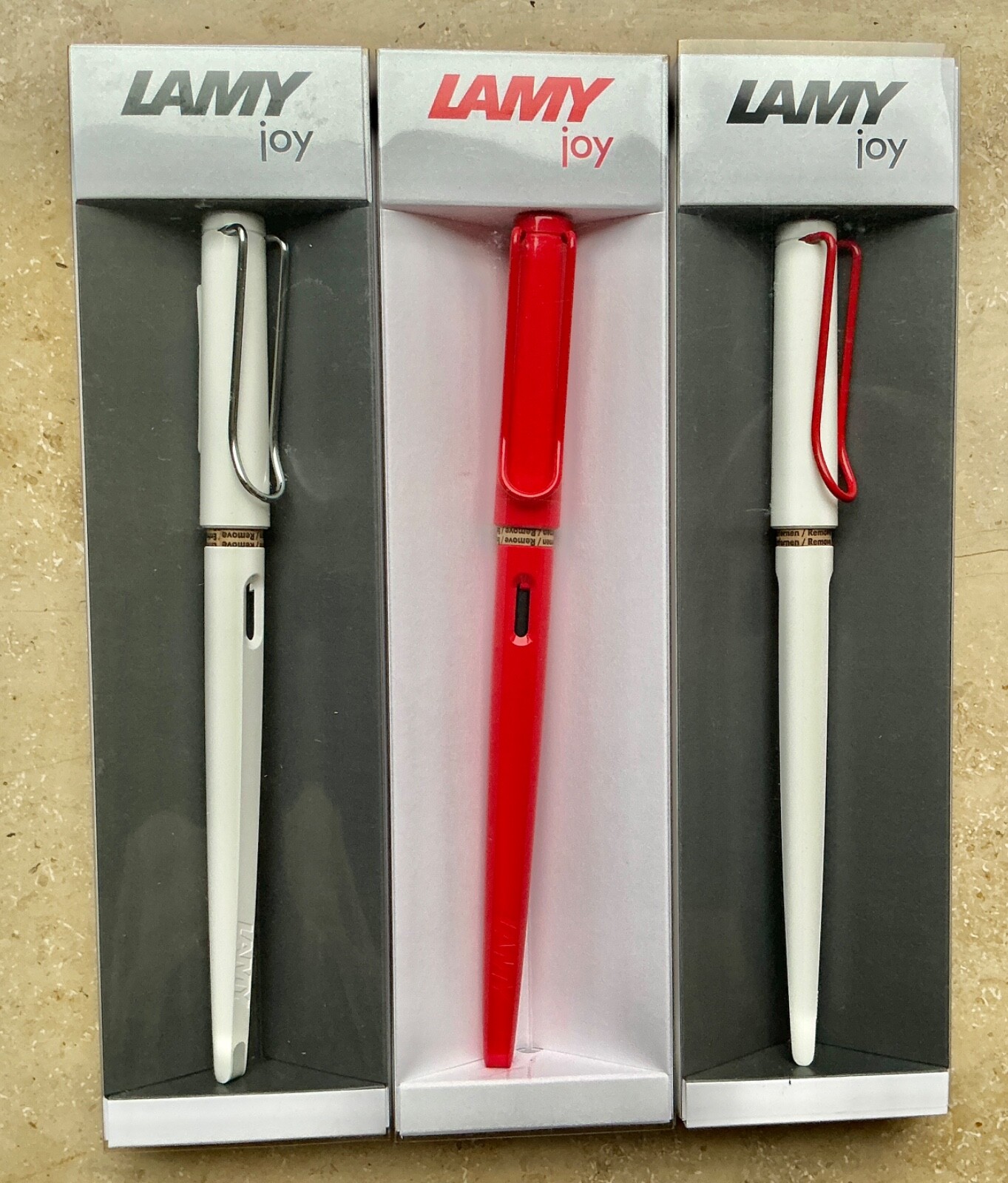 ***SALE*** 3 x LAMY Joy Fountain Pens, Special Edition