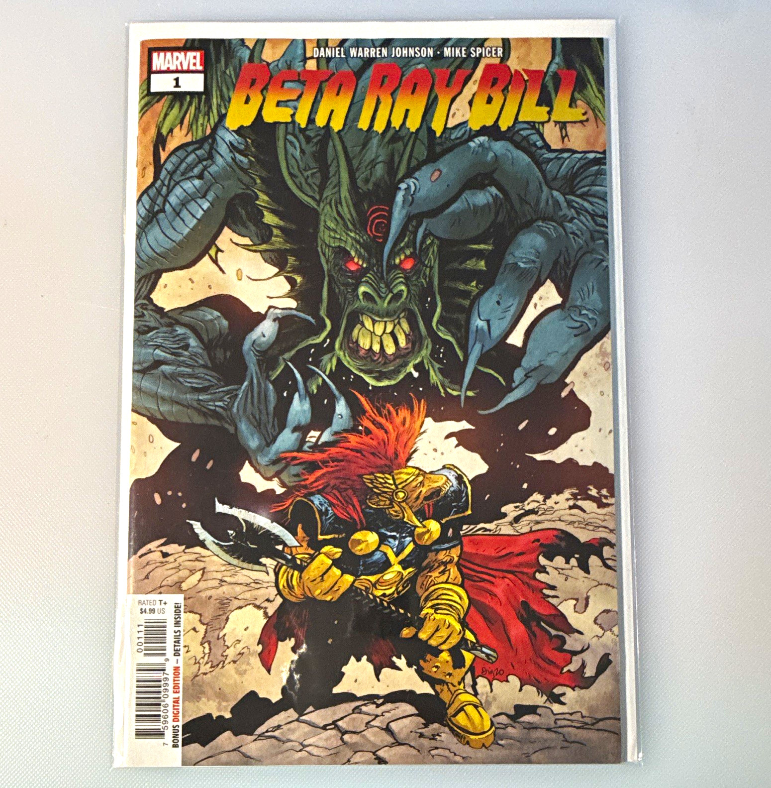 Marvel Beta Ray Bill #1 Single Issue Comic Book - Daniel Warren Johnson, Spicer