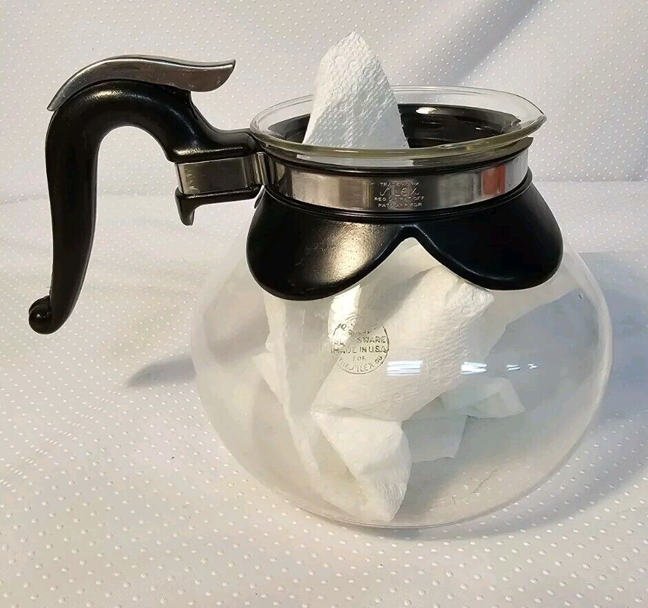 Vintage Pyrex Silex 8 Cup Coffee Siphon vacuum Pot LW-8-1 Lower Pot Only