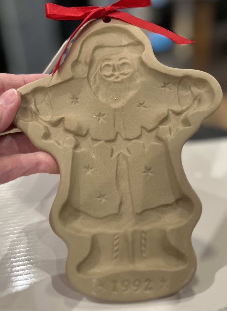 Brown Bag Cookie Art 1992 Hill Design Santa Vintage New W Cookie Recipe Book