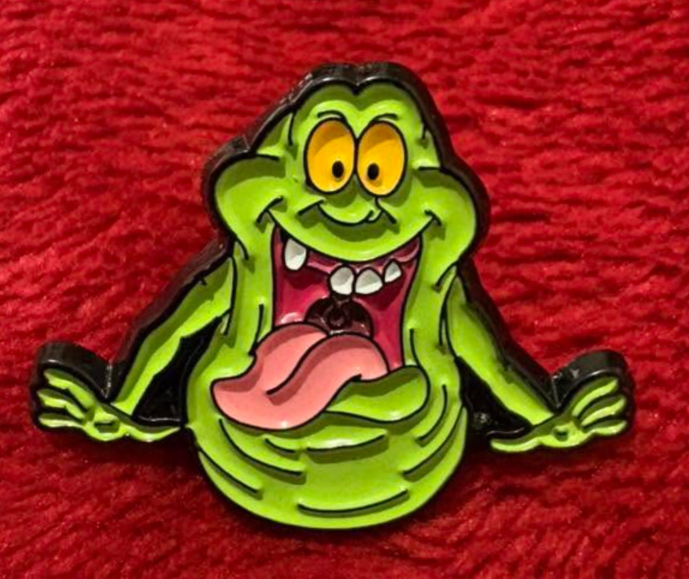 Slimer enamel pin - Ghostbusters movie  -  cartoon - 