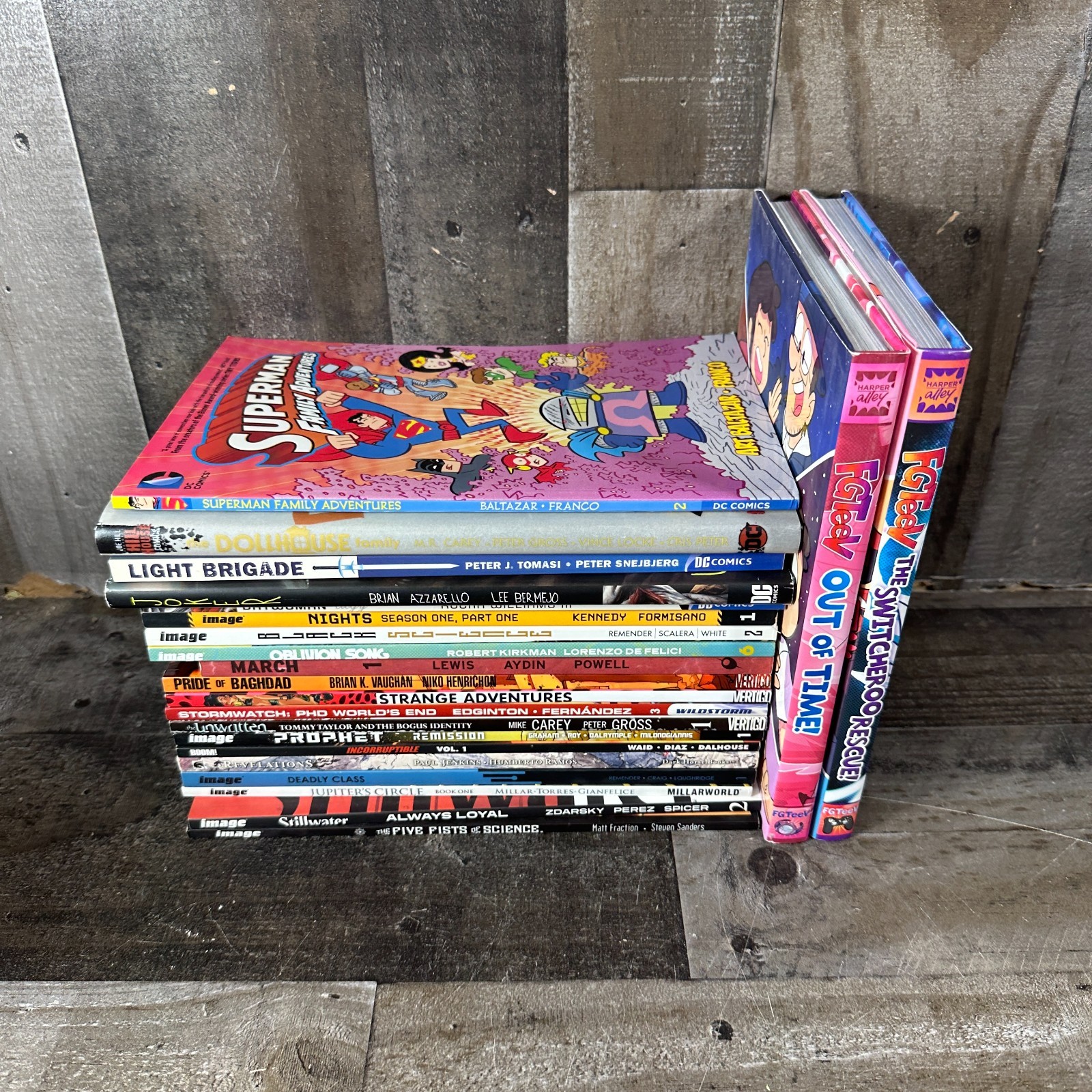 TPB Graphic Novel Lot Of 21 Mixed Lot Image COmics Harper Alley See photos