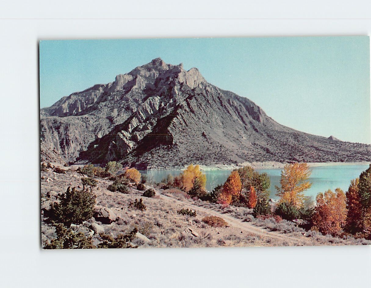 Postcard Cedar Mountain & Buffalo Bill Reservoir Wyoming