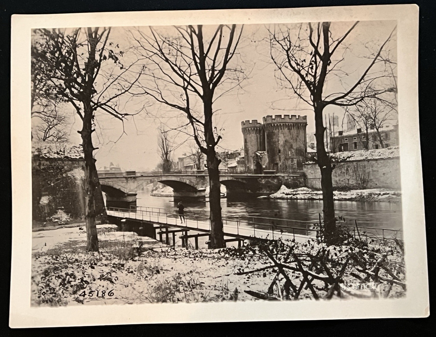 World War I Original Official US Photo Of Verdun France By Signal Corps. c: 1916