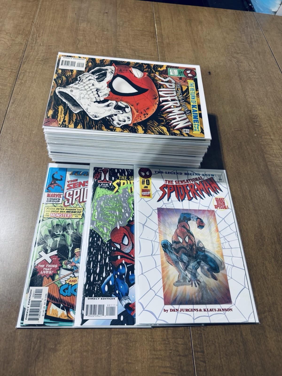 Sensational Spider-Man 0, 1-33 + Annual 1 Complete Set 1996 Marvel Comics