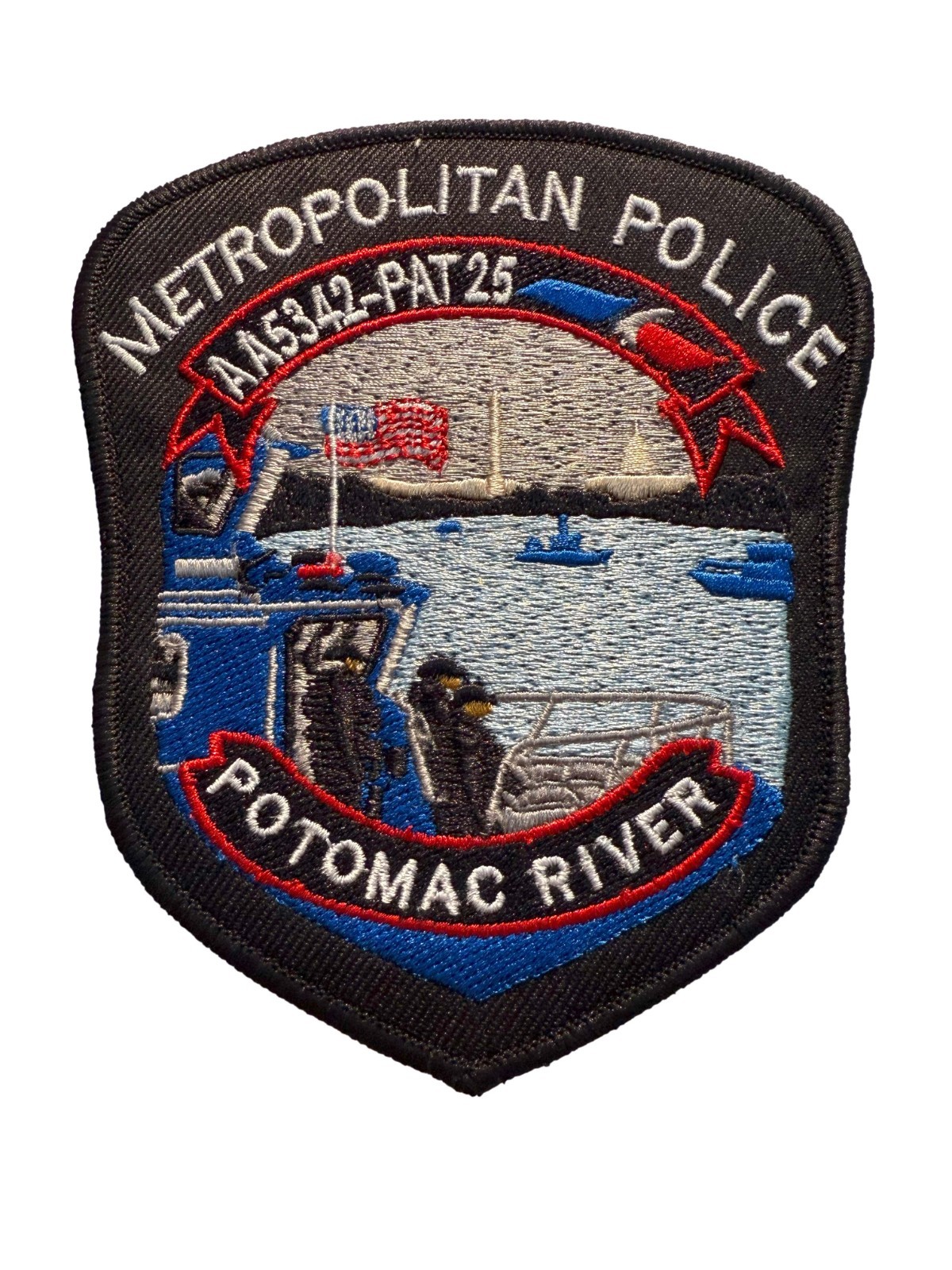 METROPOLITAN POLCIE PATCH with 2025 Potomac River mid-air collision 5