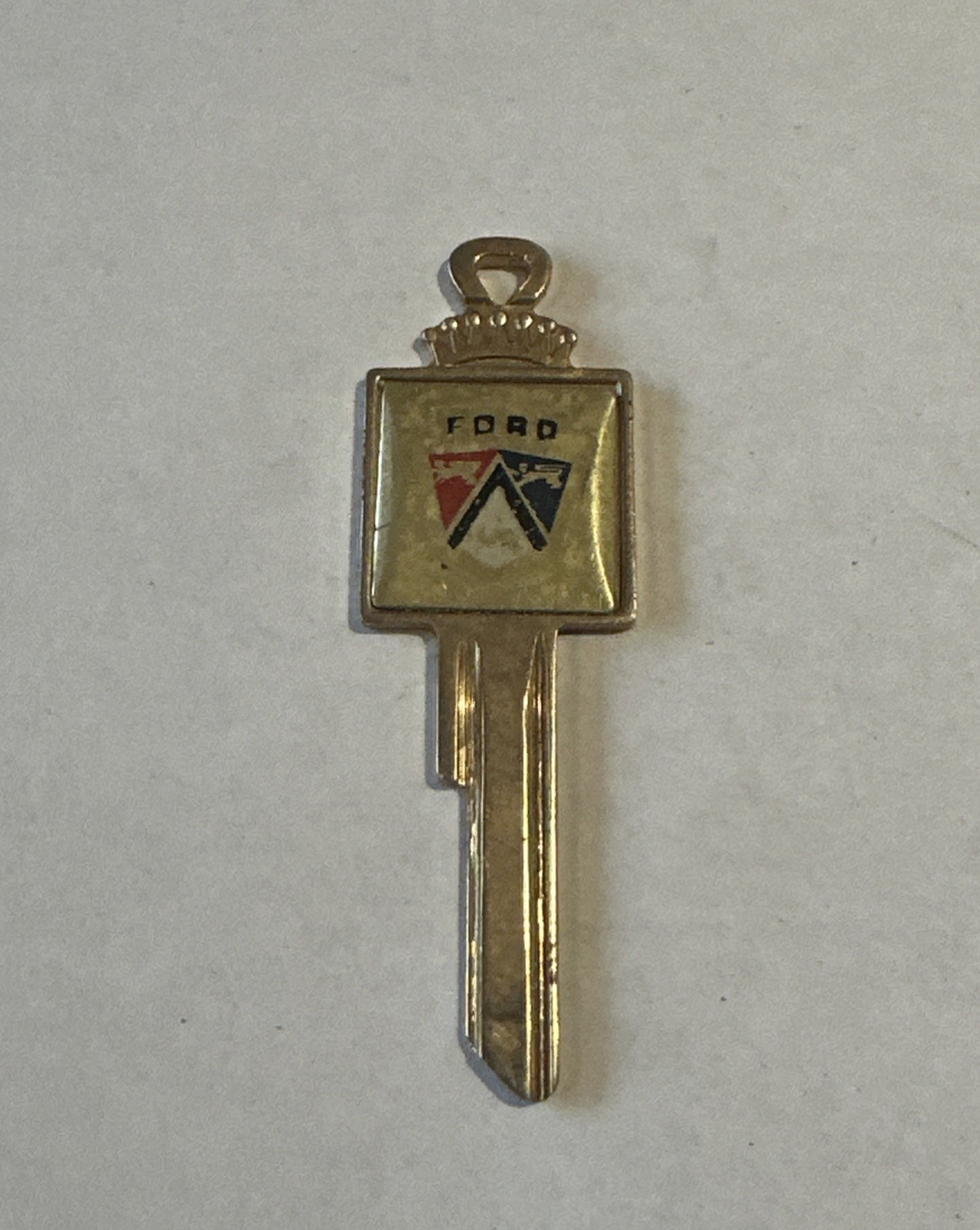 Vintage Ford Automobile Uncut Key Advertising Keychain