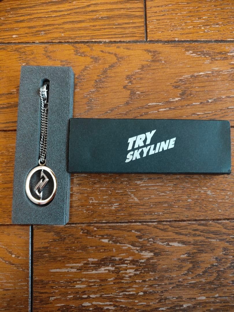 Nissan Skyline Keychain TRY SKYLINE Car Accessory Collector Badge