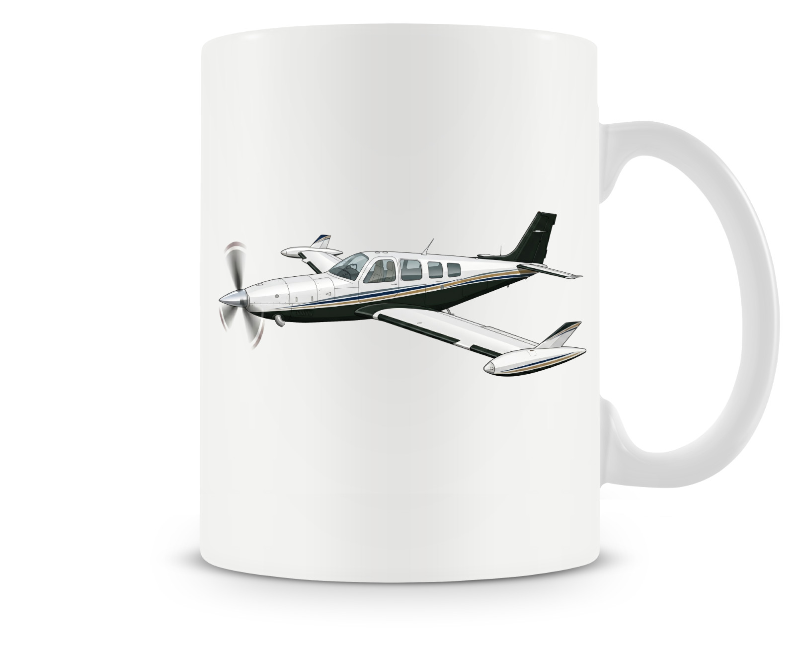 Beechcraft A36 Bonanza Turboprop Ceramic Coffee Mug - 15oz.