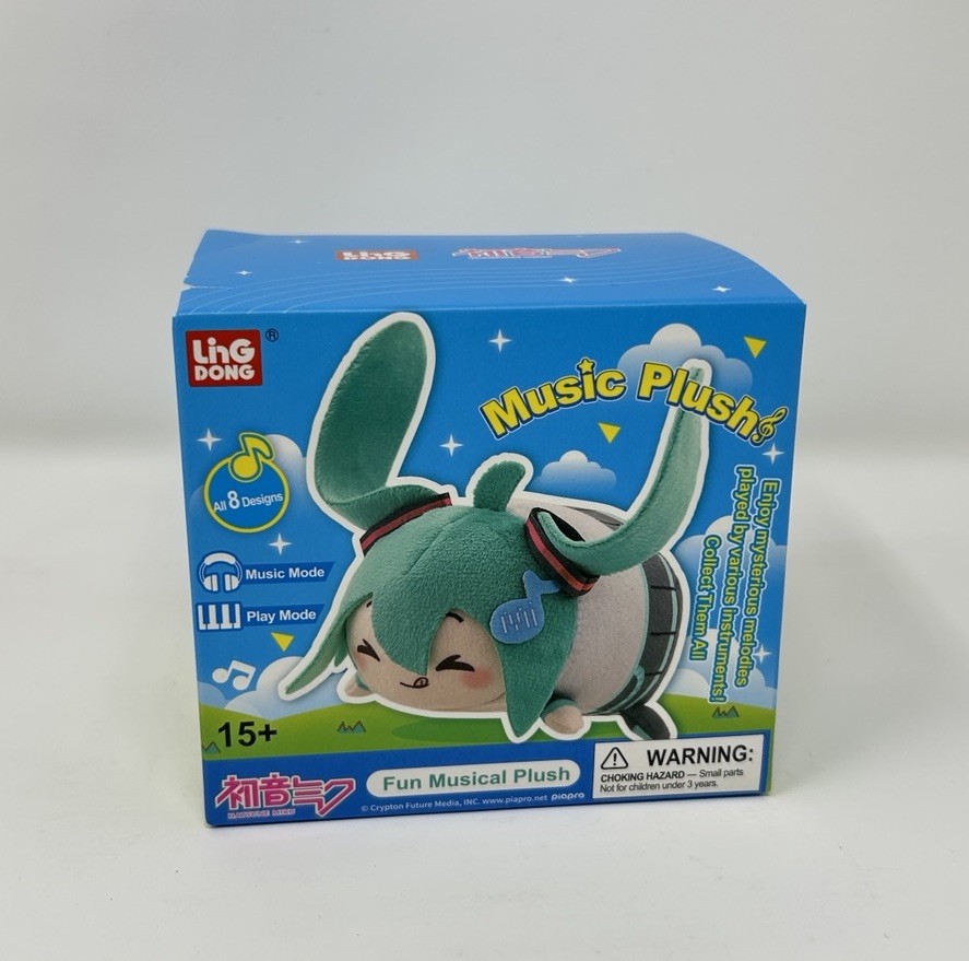 Ling Dong Hatsune Miku Fun Musical Plush All 8 Designs Single Blind Box Mk0601
