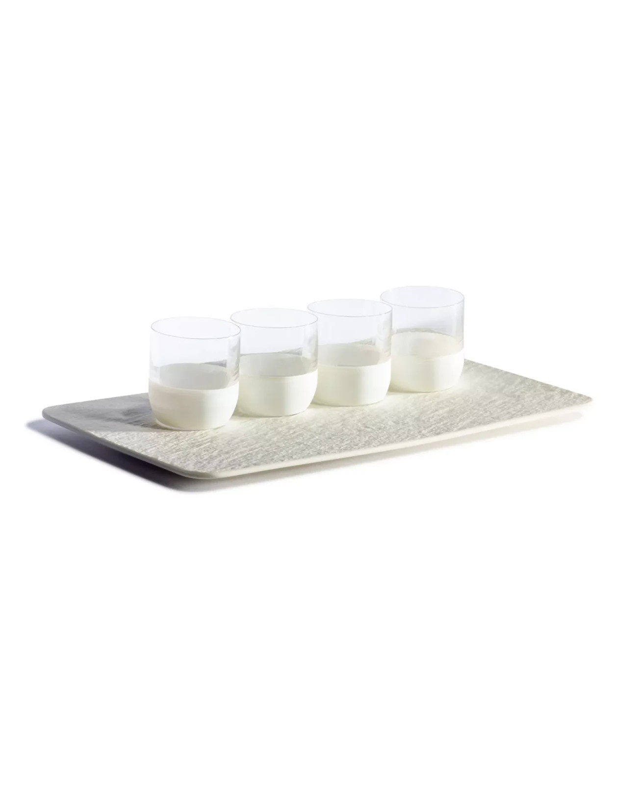 Villeroy & Boch Manufacture Rock Blanc Tasting Shot Glasses, Set of 5