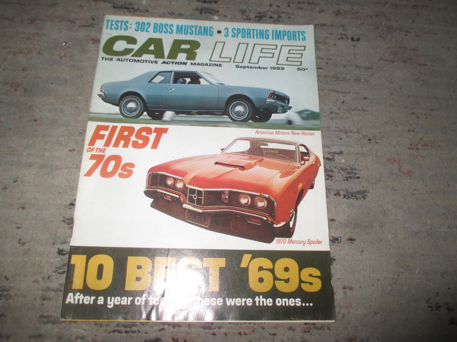 CAR LIFE SEPTEMBER 1969 MAGAZINE