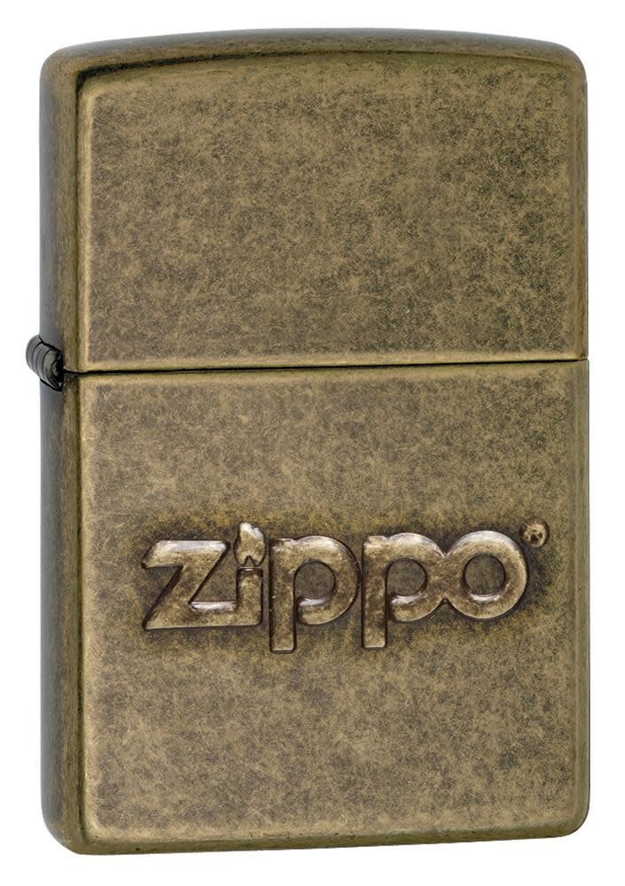 Zippo 28994, Classic Antique Brass Finish Lighter, Stamped, Full Size Zippo 28994, Classic Antique Brass Finish Lighter, Stamped, Full Size