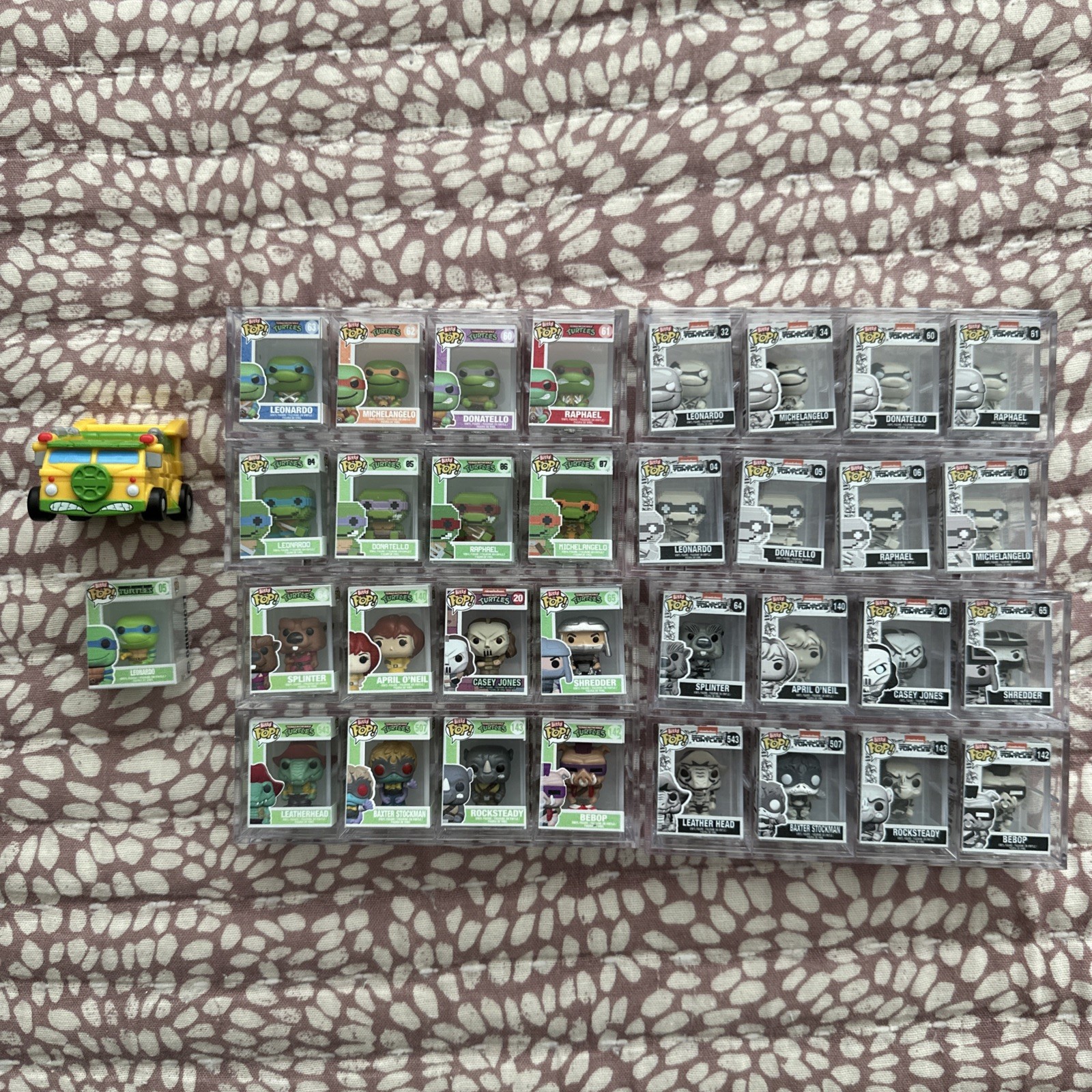 FUNKO BITTY POP TMNT 2024 SDCC EXCLUSIVE 4k Pcs SET + Original FUNKO BITTY POP TMNT 2024 SDCC EXCLUSIVE 4k Pcs SET + Original