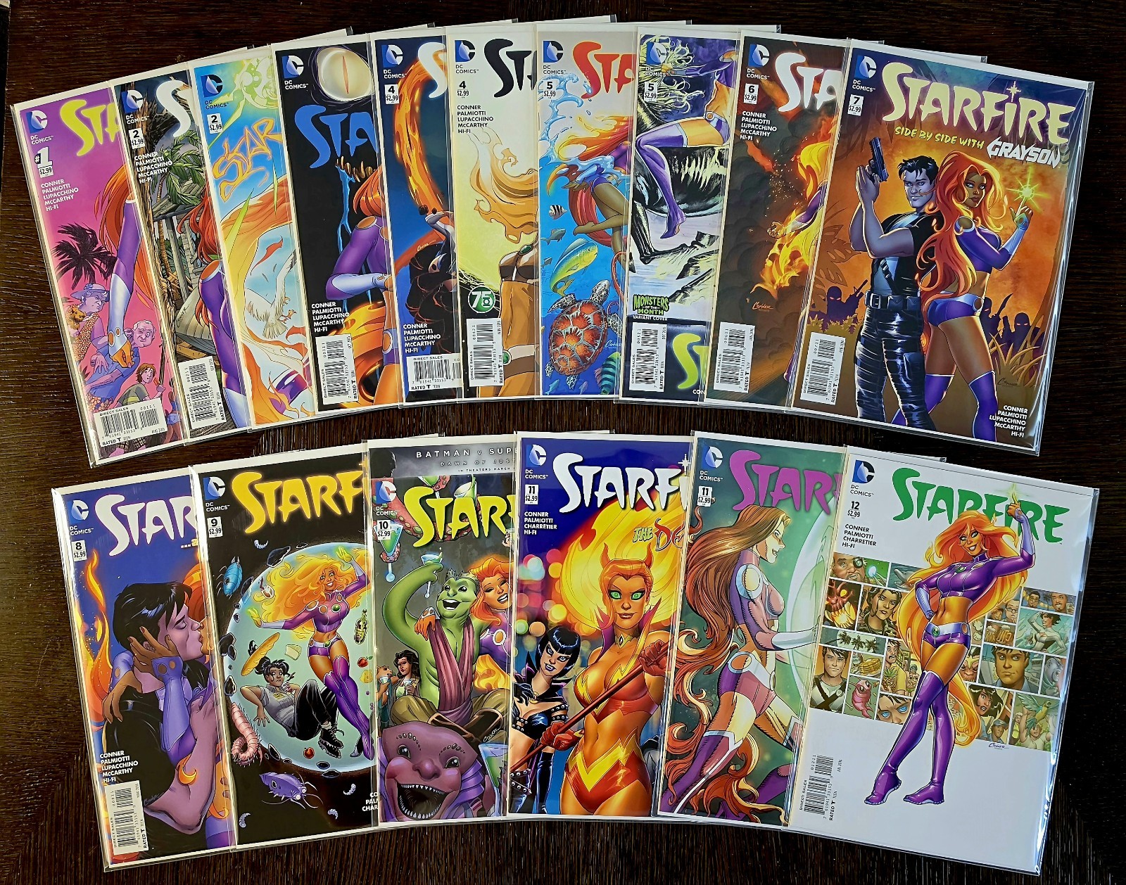 StarFire #1-12 Complete Run + 4 Variants DC Comics 2015/2016 NM-MINT WHT PGS🔥🔥