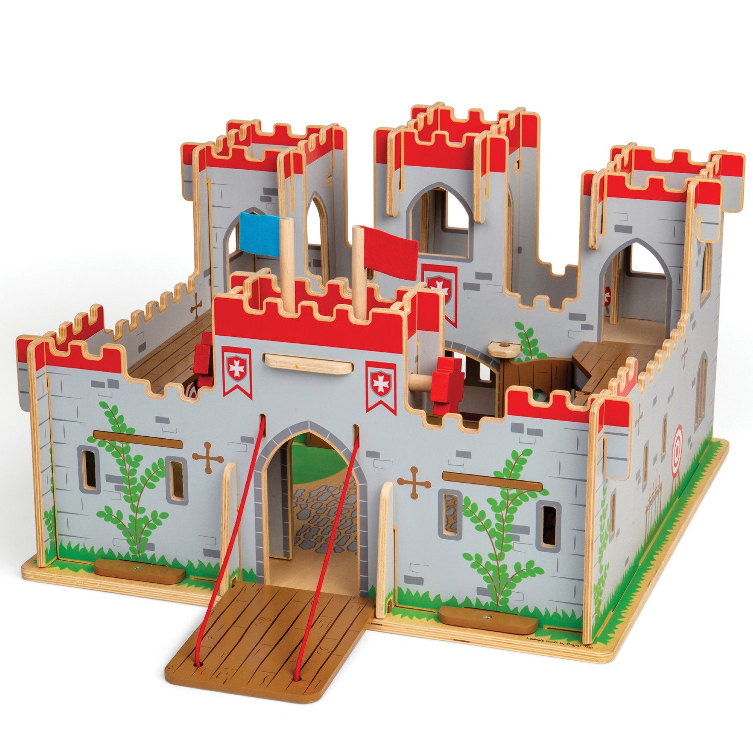 Bigjigs Toys Wooden King George\'s Castle Playset, Simply Slots Together