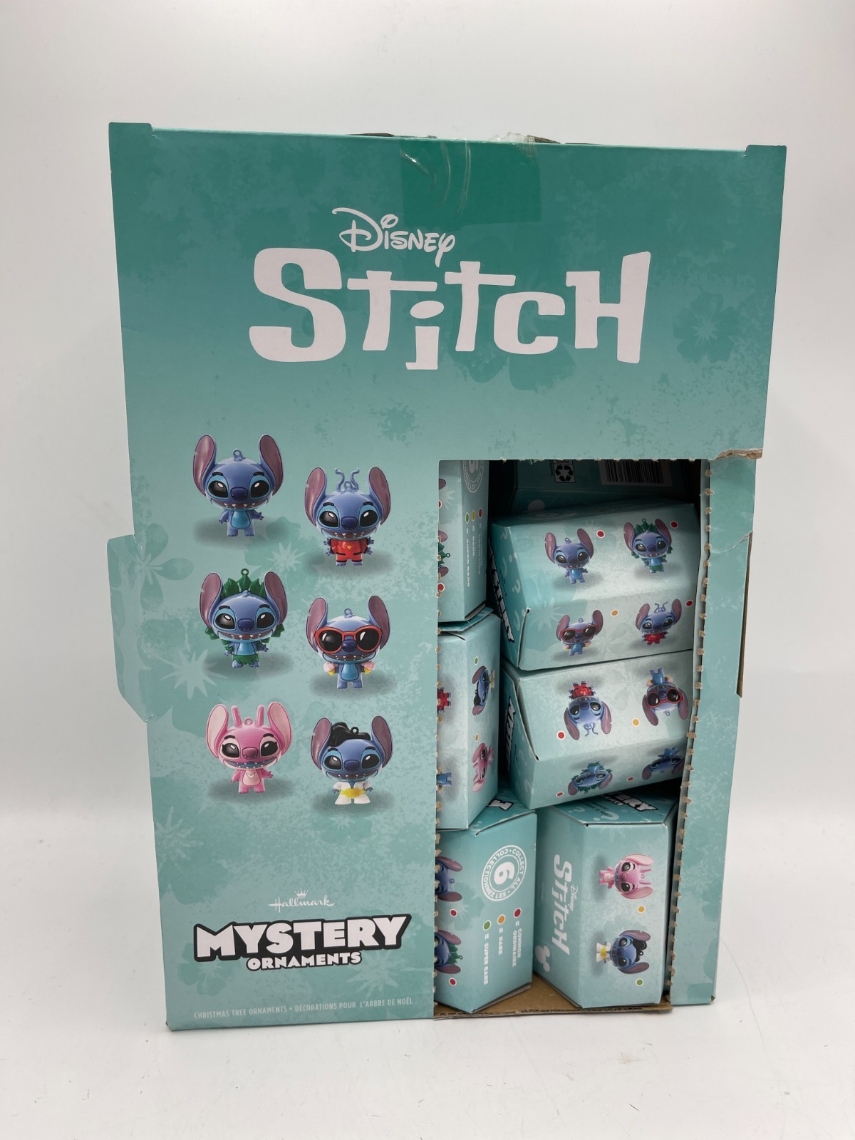 Disney Stitch 2025 Hallmark Mystery Ornaments Lot Of 32 New & Sealed