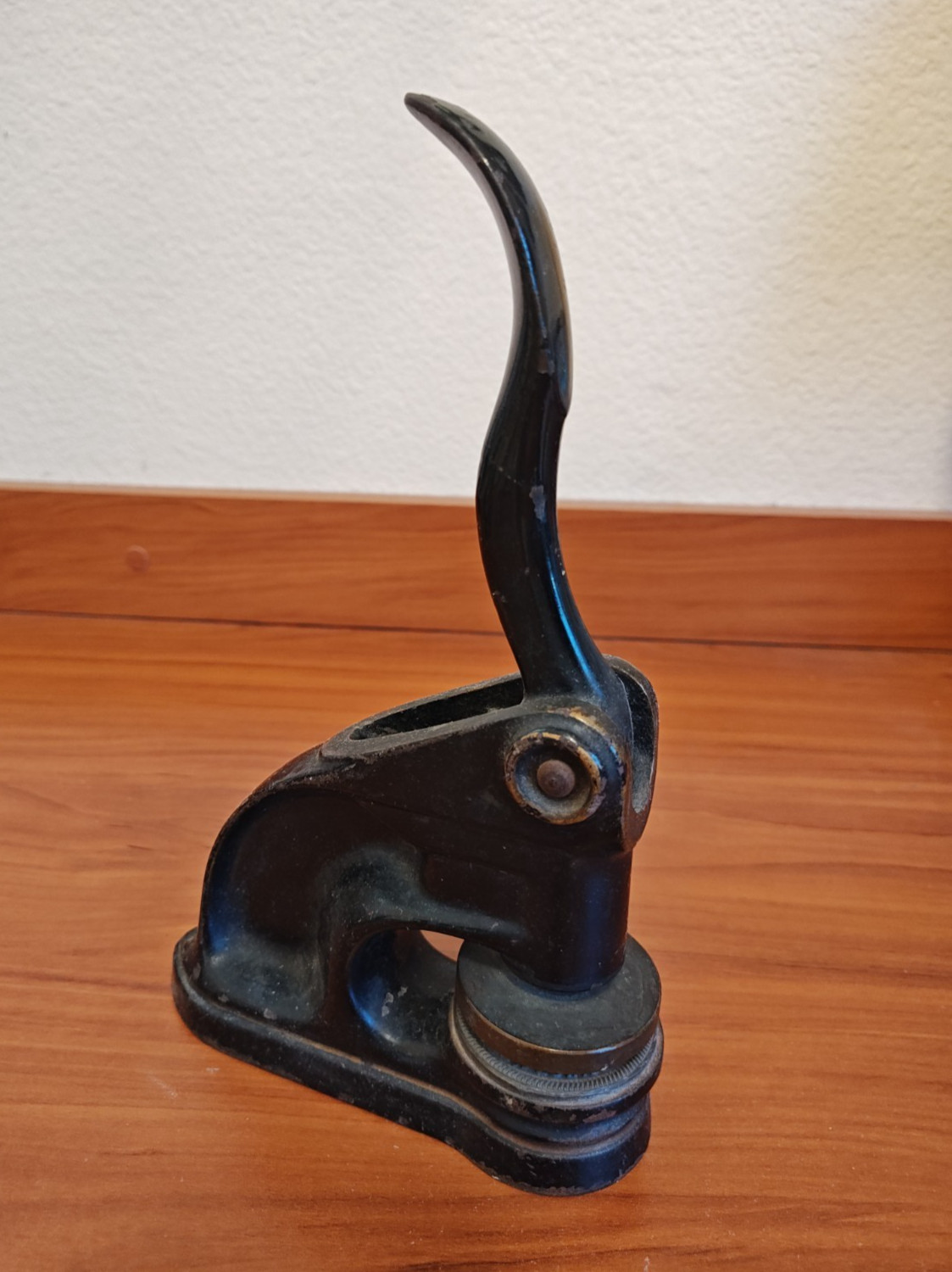 Antique Cast Iron Lever Press Embosser Seal - c. 1927 Ocala Florida Antique Cast Iron Lever Press Embosser Seal - c. 1927 Ocala Florida