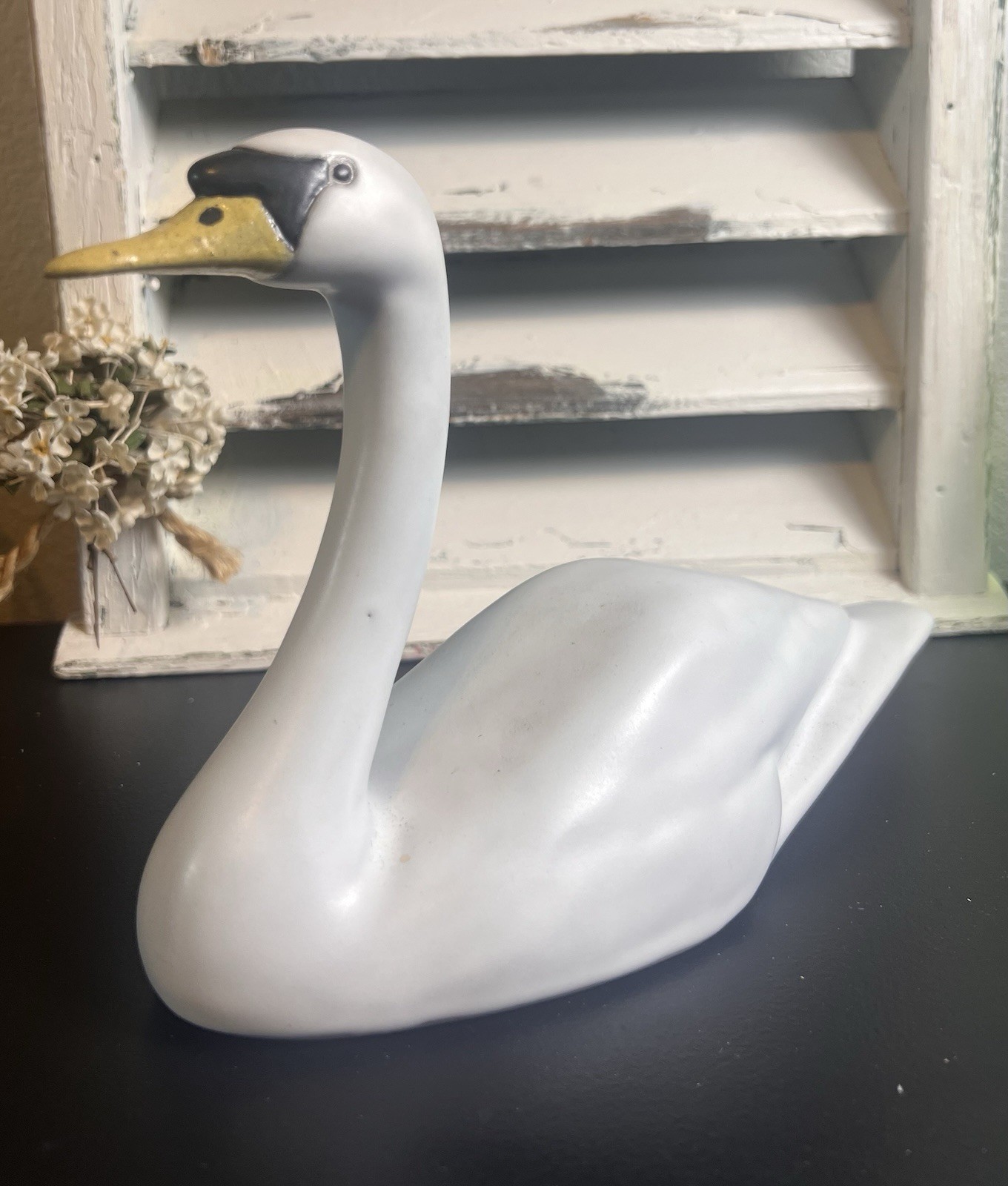 POD Studio Art Pottery Swan Sculpture Figurine Signed “POD”