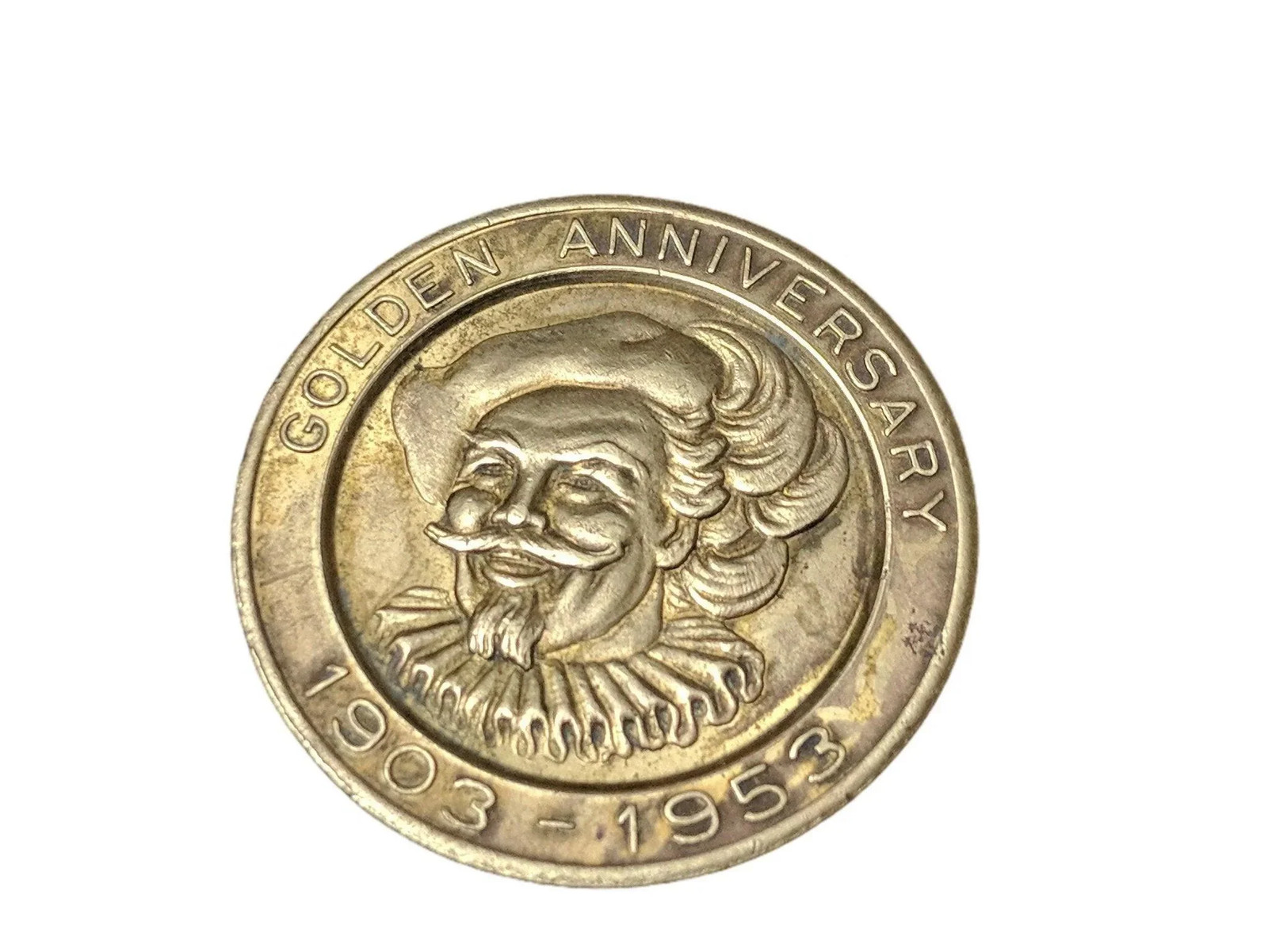 1953 Falstaff Beer Token 50th Golden Anniversary