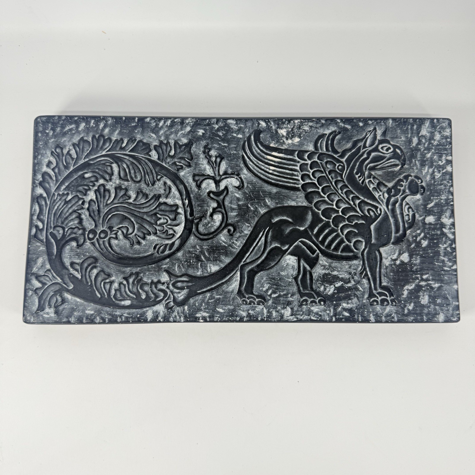 Facsimilies Griffin Gryphon Winged Lion Wall Hanging Plaque Dragon Vintage