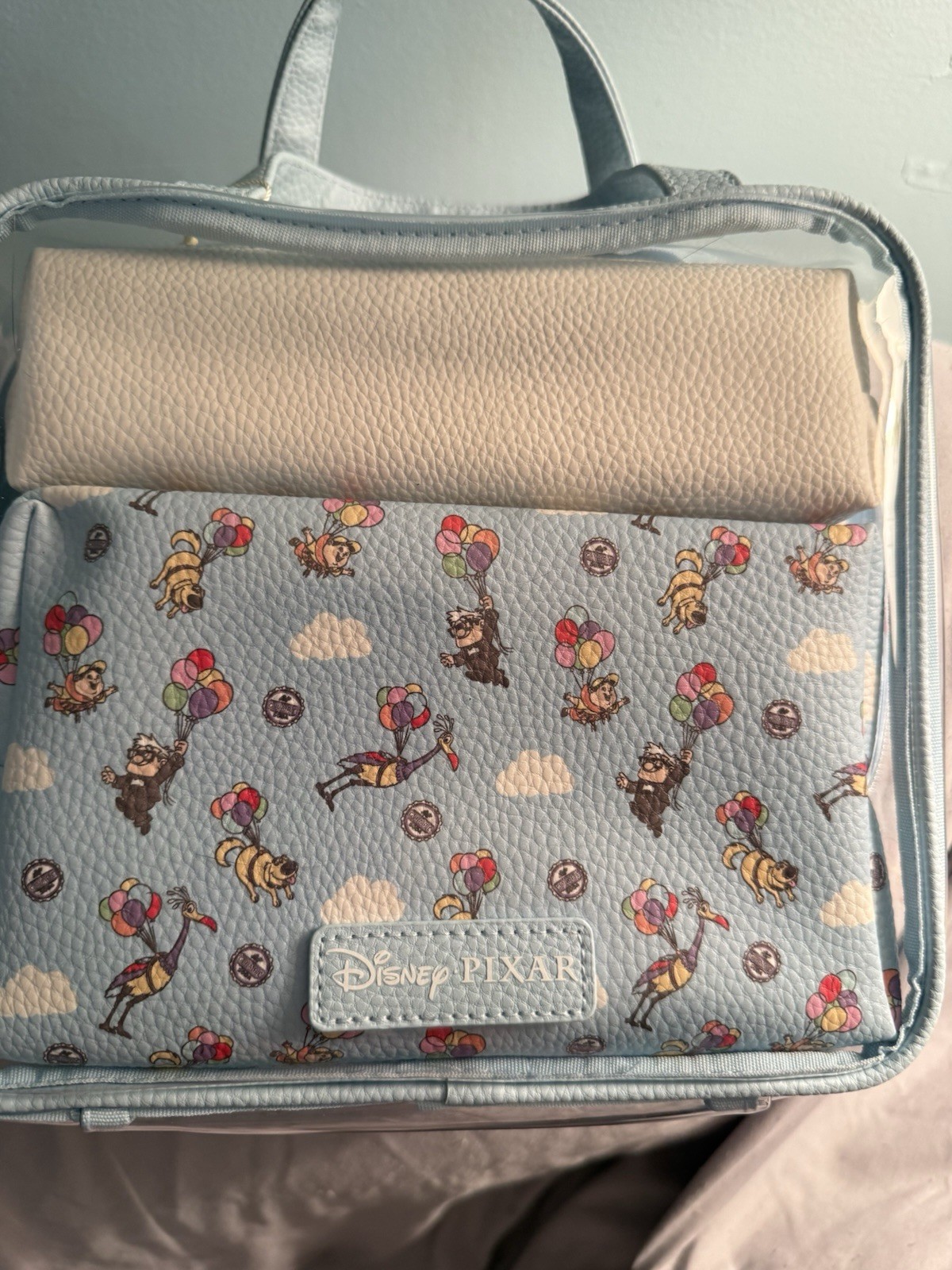 Disney Pixar X Primark UP 3 Piece Cosmetic Accessory Bag Set NWT