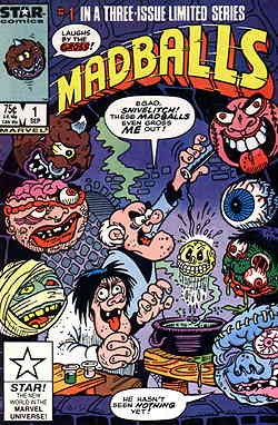 Madballs #1 VG; Marvel | low grade - Star - w/Bag+Board Madballs #1 VG; Marvel | low grade - Star - w/Bag+Board