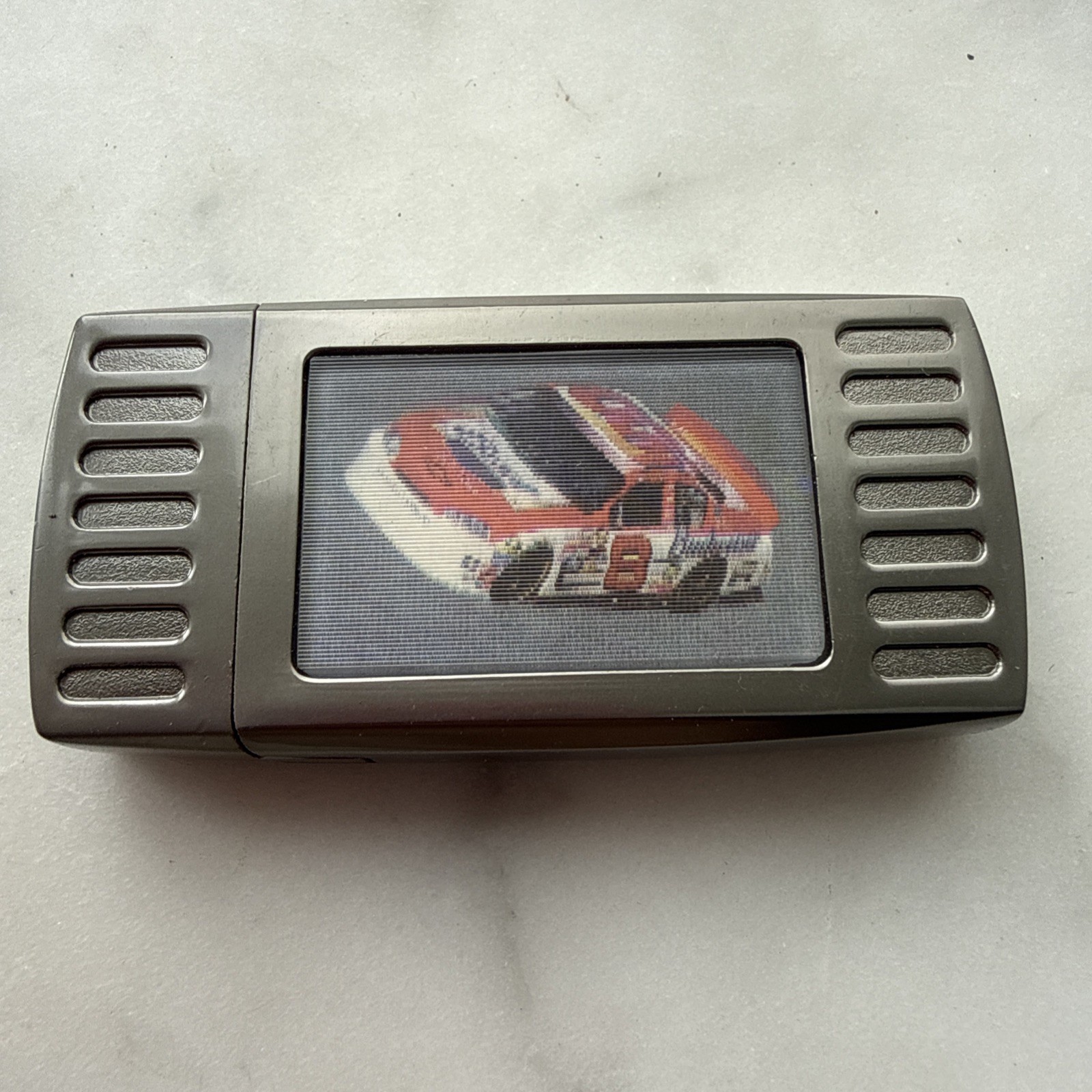 Vintage Dale Earnhardt Lighter with Moving #3 NASCAR Goodyear Race Car light up