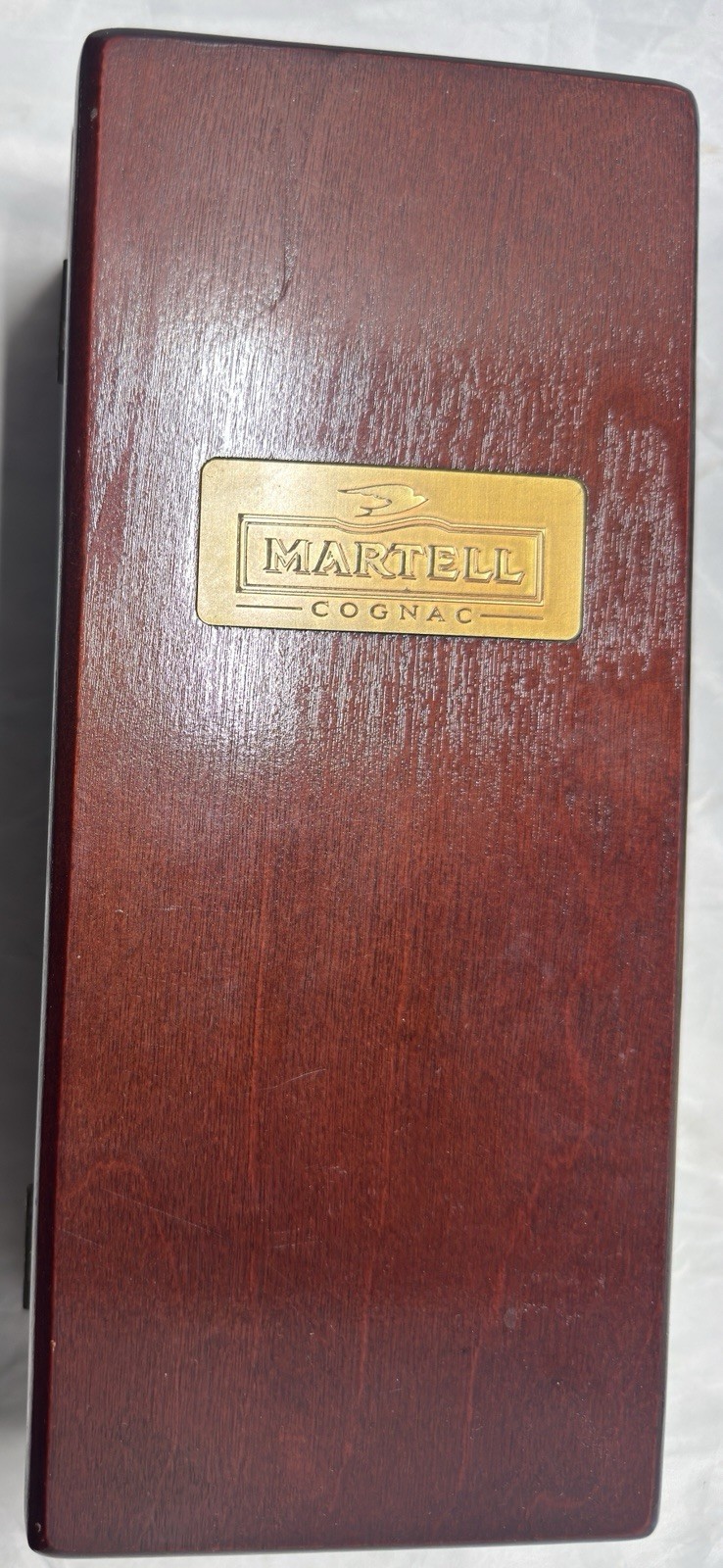 Vintage Martell Cordon Bleu Old Classic Cognac Bottle 750ml 1990s Wood Box 