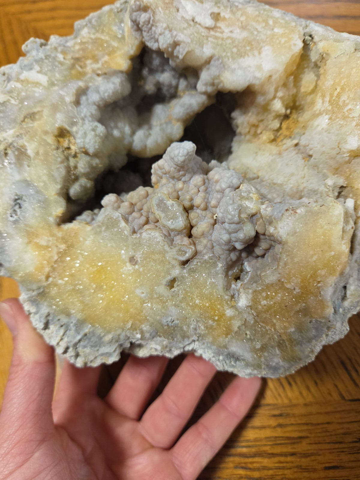 Keokuk Iowa Area Geode Half As Found All Natural Very Beautiful
