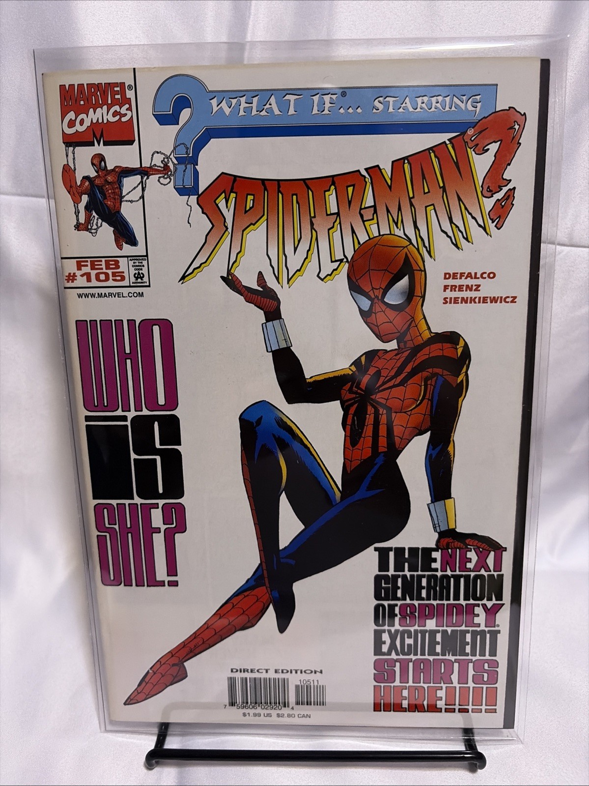 MARVEL COMICS WHAT IF….. #105 Origin and 1st Appearance Of Spider-Girl