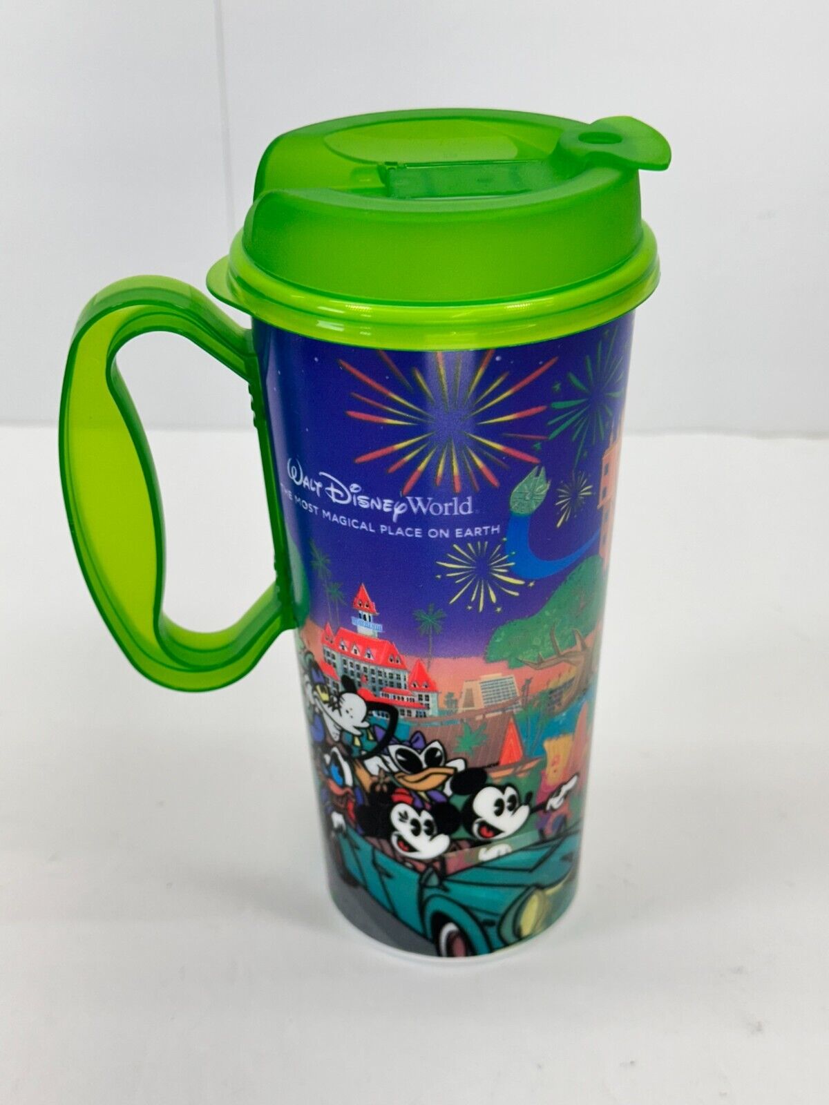 2024 Walt Disney World Resort Reusable Refillable Mug Mickey & Friends 4 Parks