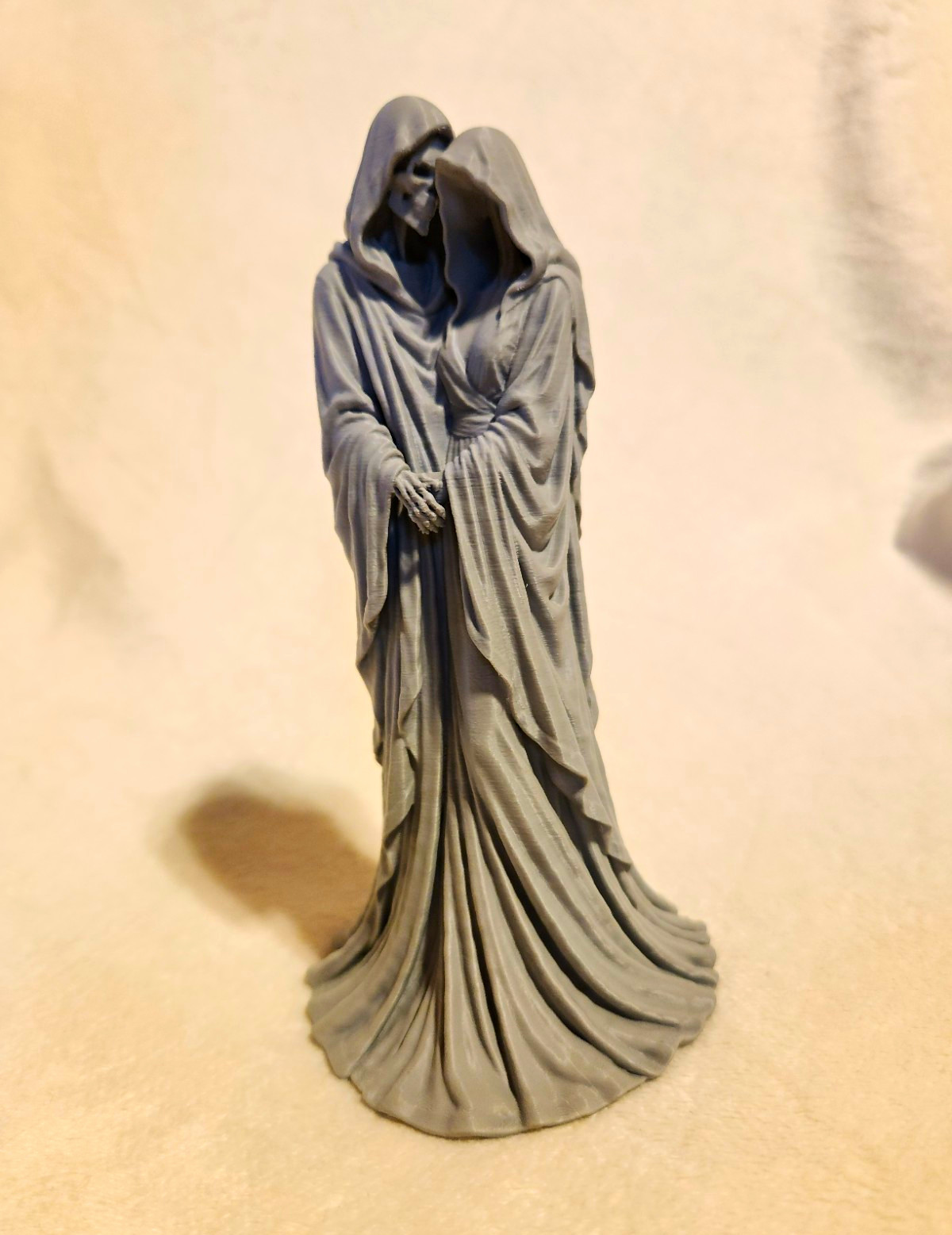 Eternal Love Of The Faceless Kind Figurine Halloween Decor Grey 6 Inches Plastic