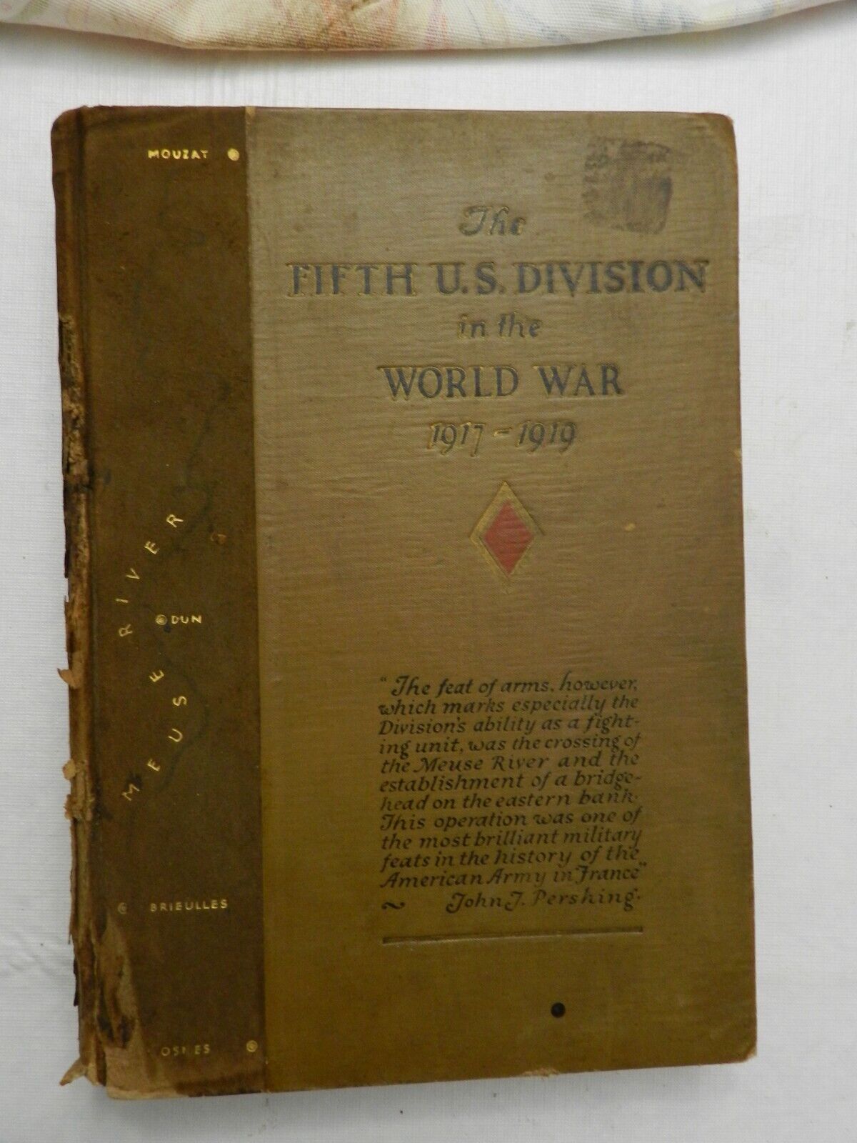 1919, The Official History of the Fifth Division U.S.A., HB WWI, MAPS, VG