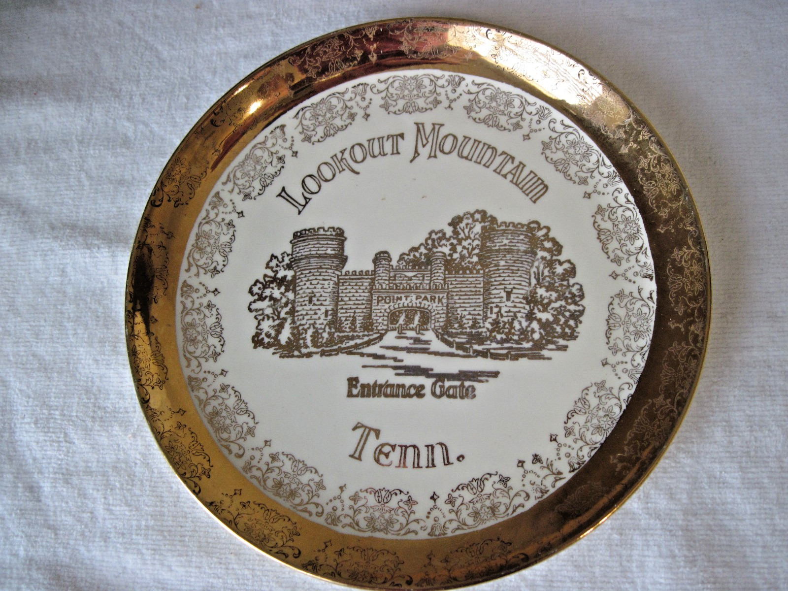 Vtg Sabin Lookout Mountain Tenn Souvenir 7