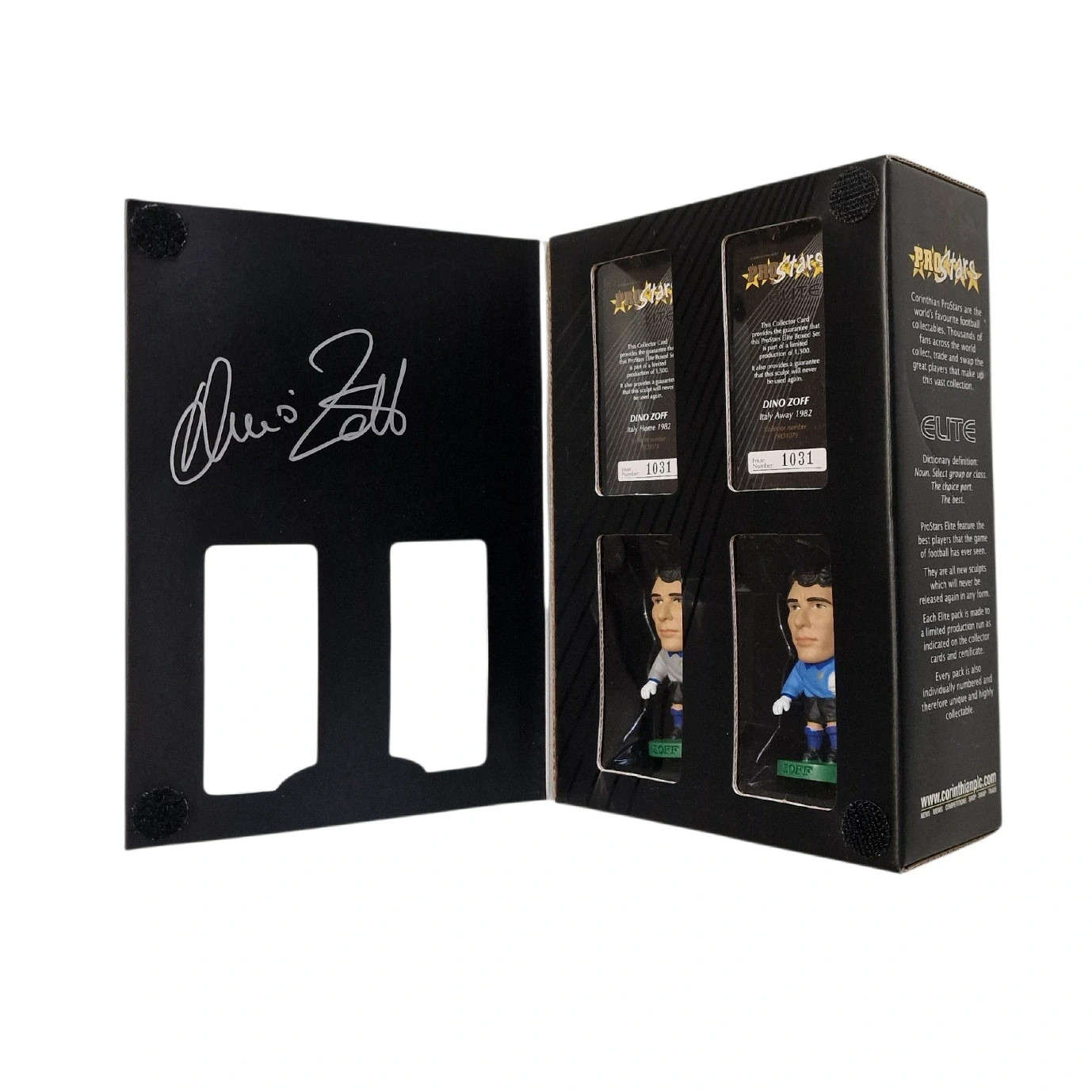 Dino Zoff Signed Corinthian ProStars Elite Italy 1982 Box Set Limited Edition