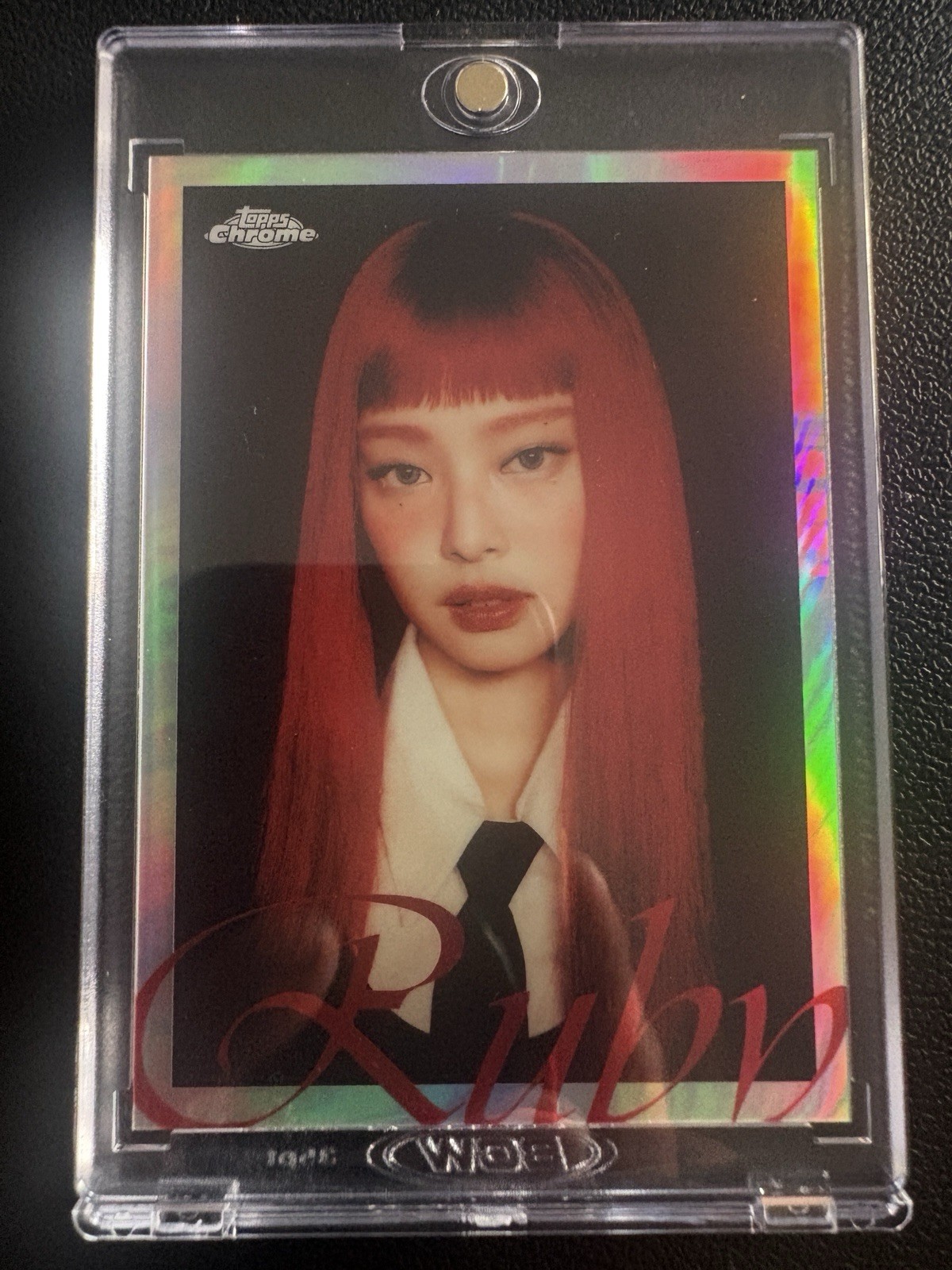 2026 Topps Chrome x Jennie * Ruby Red Close Up SP * #2 Refractor K-Pop RSP2 Rare