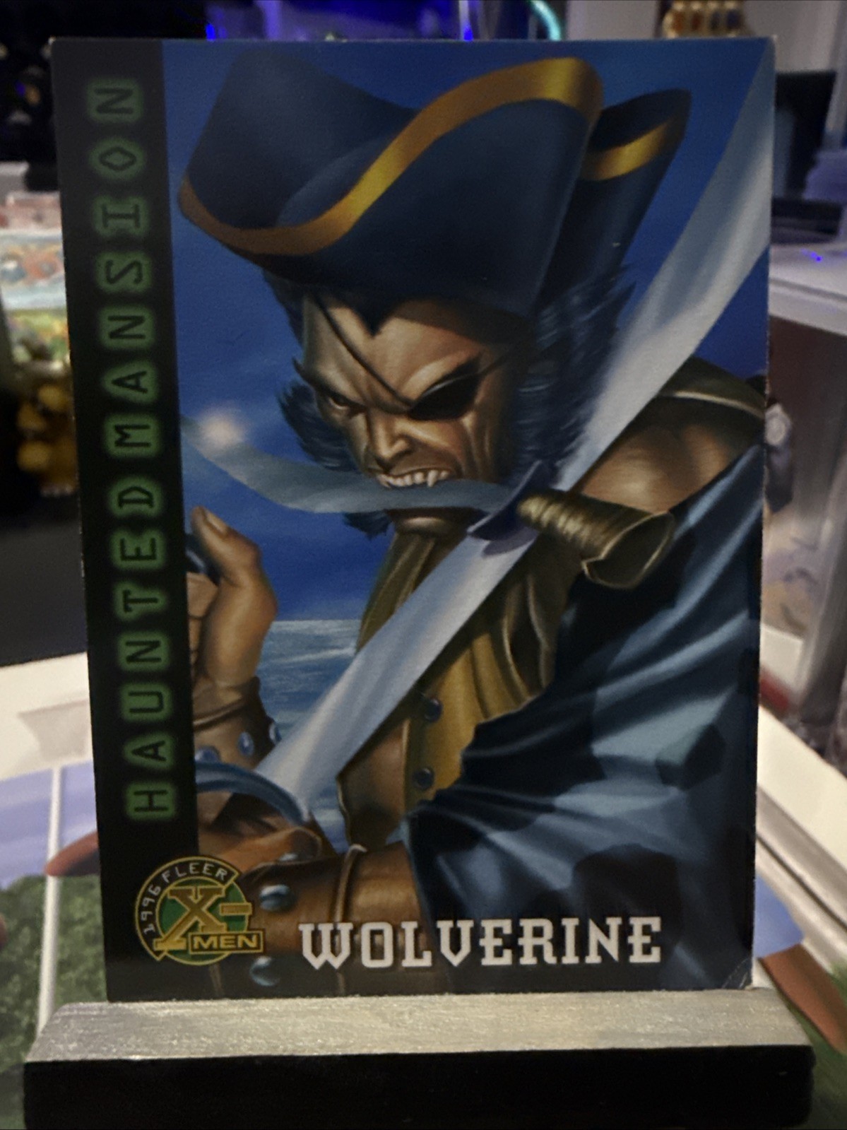 Wolverine As Captain Claw - 1996 Fleer Marvel X-Men #99