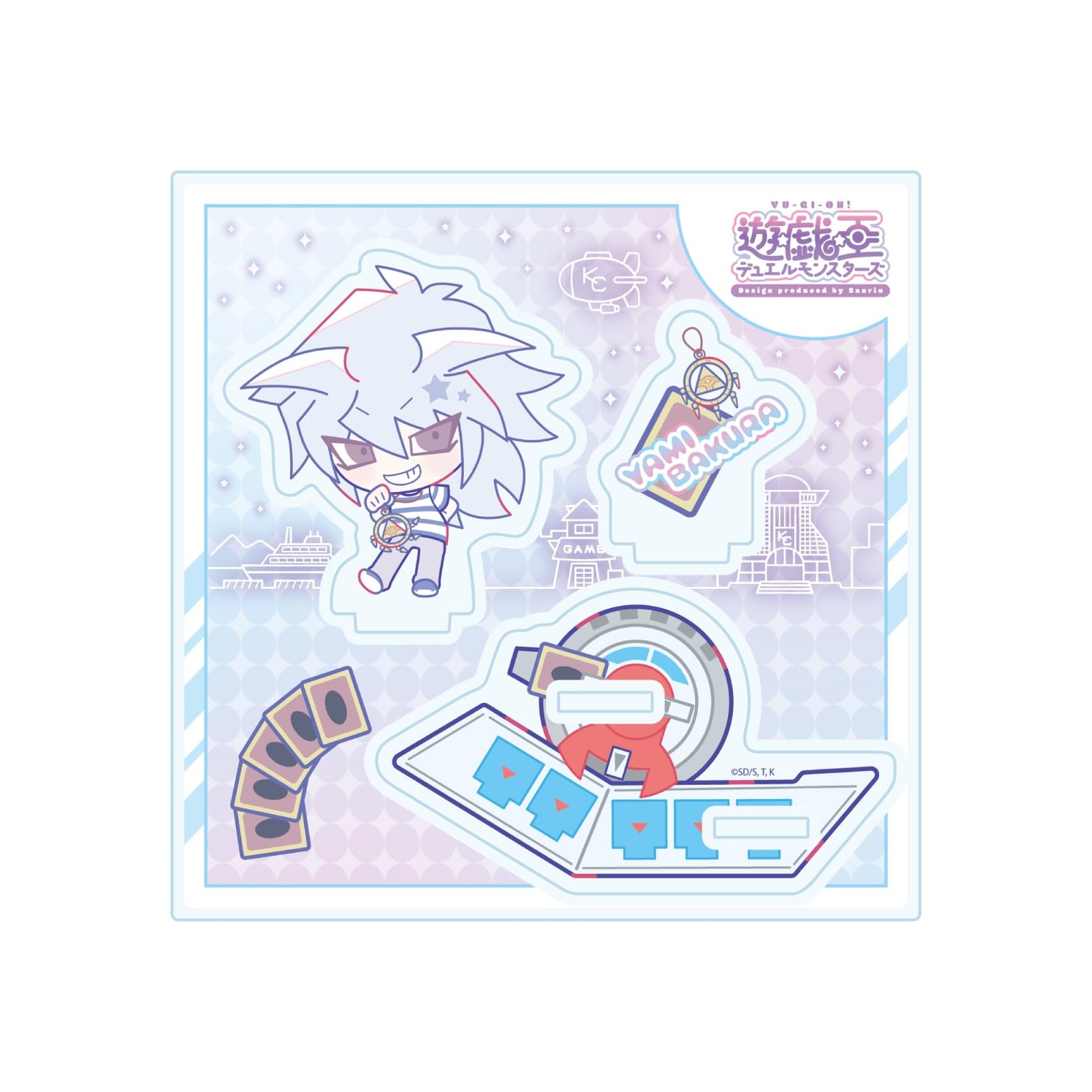 A3 Yu-Gi-Oh Duel Monsters x Sanrio 06 Yami Bakura Acrylic Plate