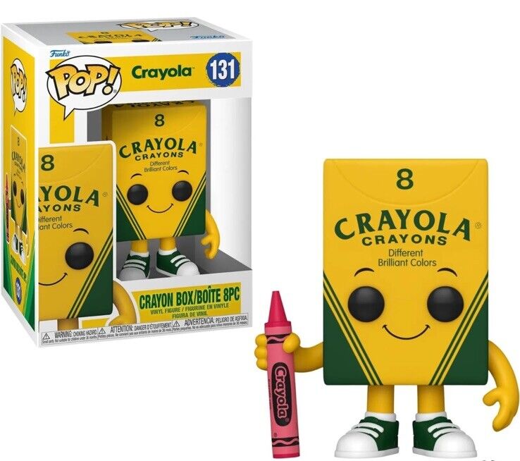 Funko Pop Vinyl: Crayola - Crayon Box 8pc with protector