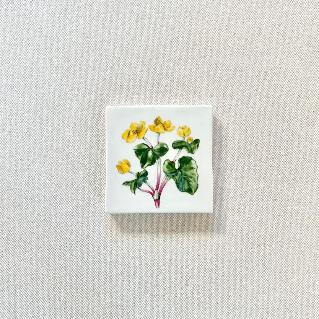 Arabia Finland Wildflower Ceramic Plate Ryukinka Hand-painted Vintage Wall Deco