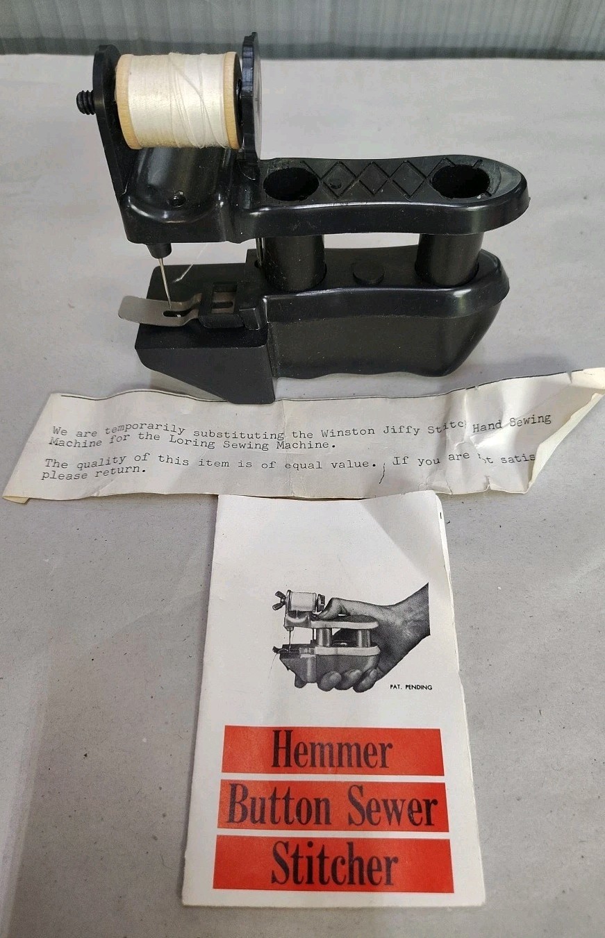 Vintage NK Morris Hemmer Button Sewer Stitcher No Box Vintage NK Morris Hemmer Button Sewer Stitcher No Box