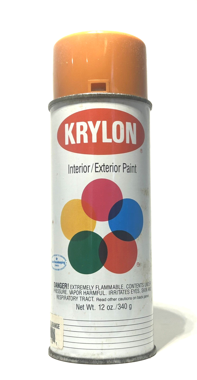 Krylon- Popsicle Orange 2410- Vintage Spray Paint- Graffiti- Old Can- Krylon