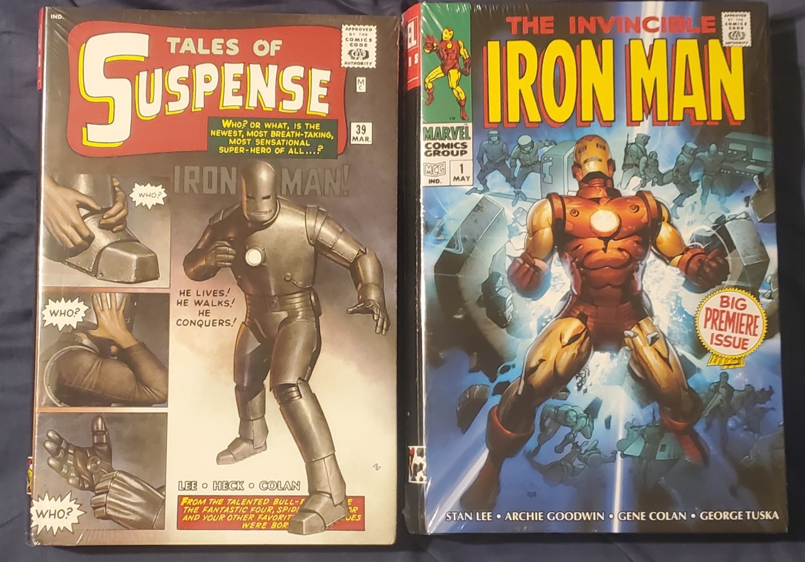 Invincible Iron Man Omnibus Volume 1 (ADI GRANOV COVER DM VARIANT) and Volume 2 Invincible Iron Man Omnibus Volume 1 (ADI GRANOV COVER DM VARIANT) and Volume 2