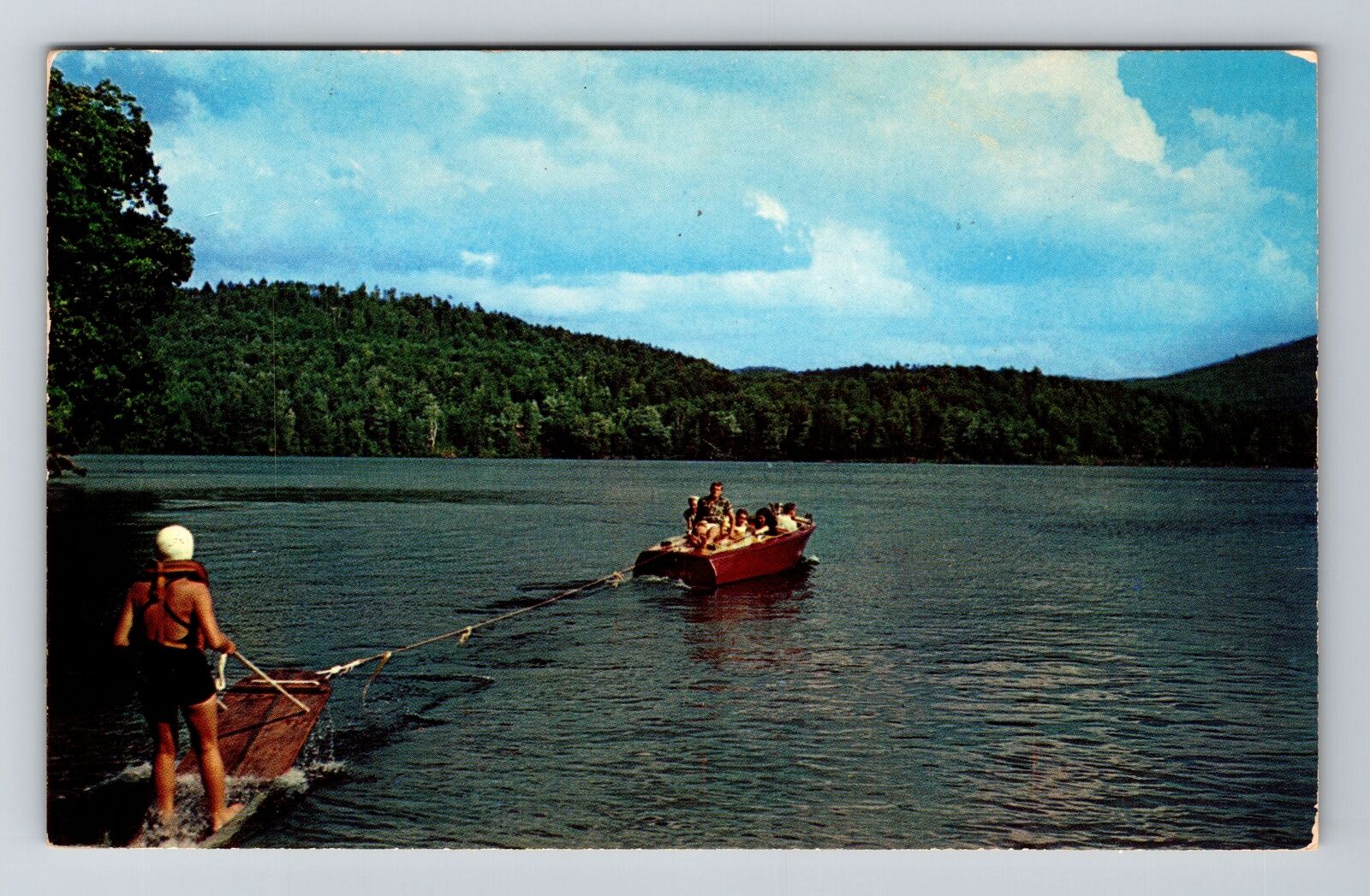 Scranton, PA-Pennsylvania, Scenic Boating View Antique Souvenir Vintage Postcard