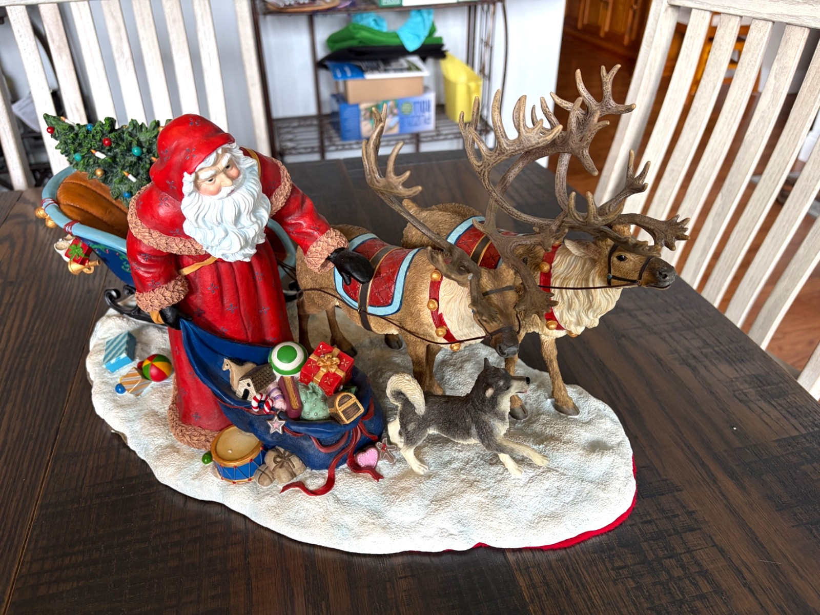 2006 Pipka Midnight Hour 88002 Santa Reindeer Limited Edition /850 Must Have